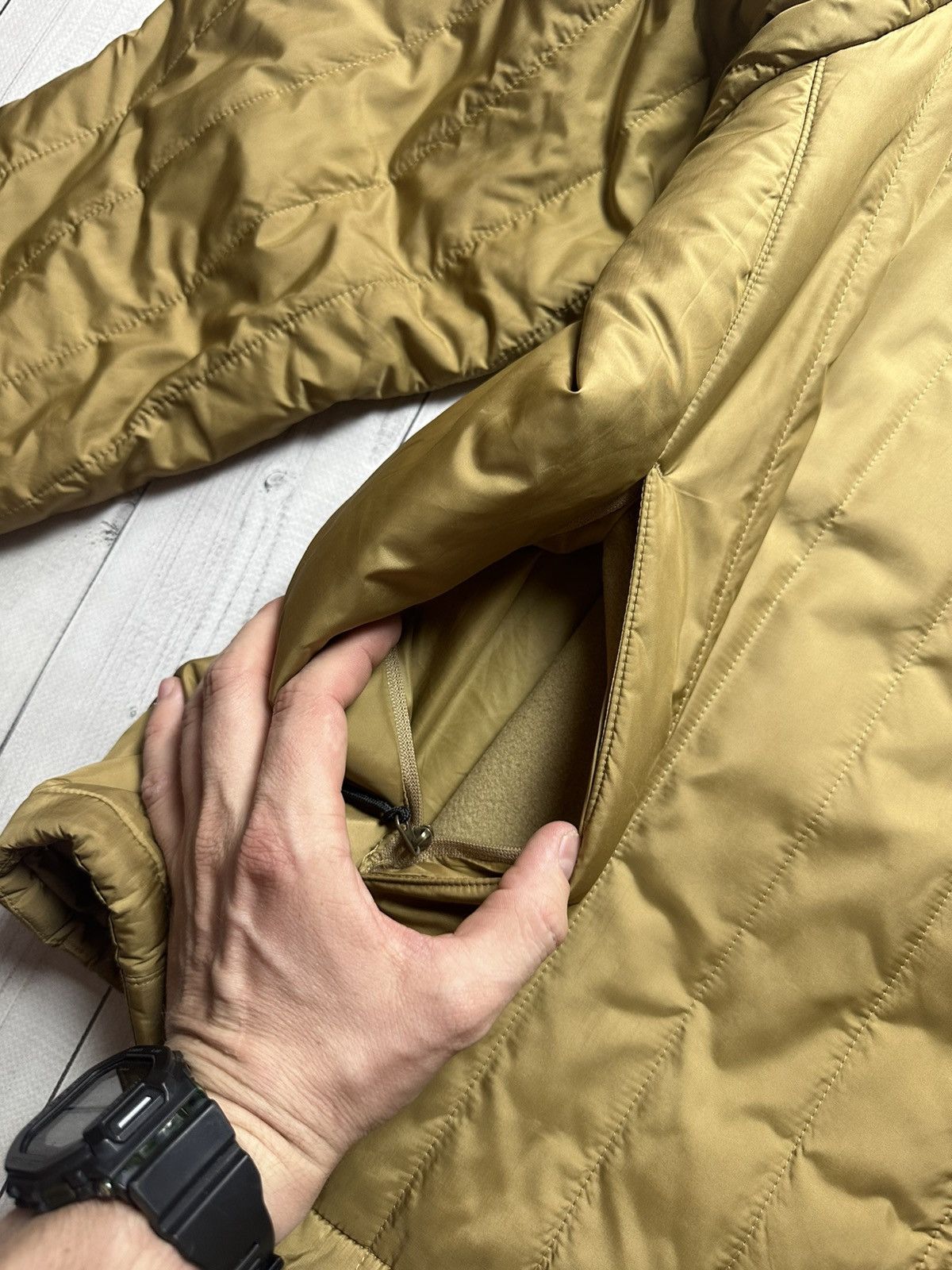 Vintage Vintage polo Ralph Lauren jacket size XL gold rare fleece Size US XL / EU 56 / 4 - 4 Thumbnail