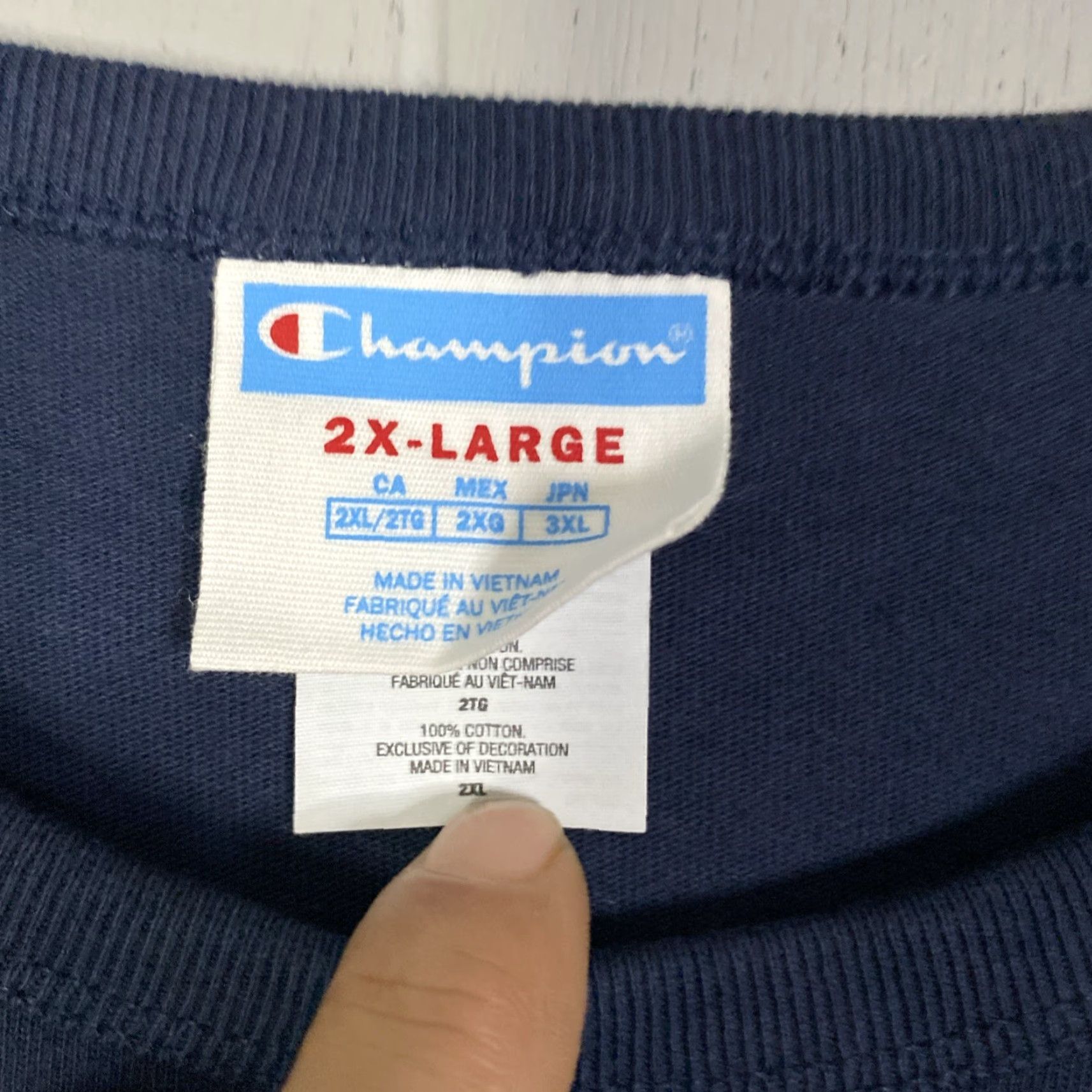 Champion Champion NWT Men's Heritage Tee Script Logo T Shirt Size 2XL Size US XXL / EU 58 / 5 - 5 Thumbnail