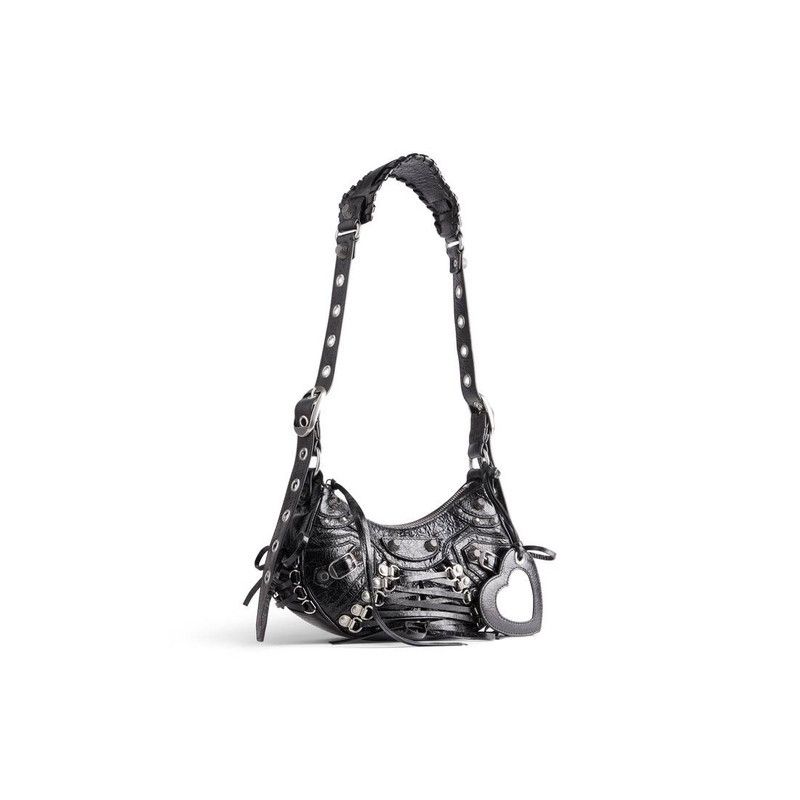 Balenciaga o1srvl11e1125 Size: OS / Le Cagole XS Shoulder Bag in Black Size ONE SIZE - 4 Thumbnail