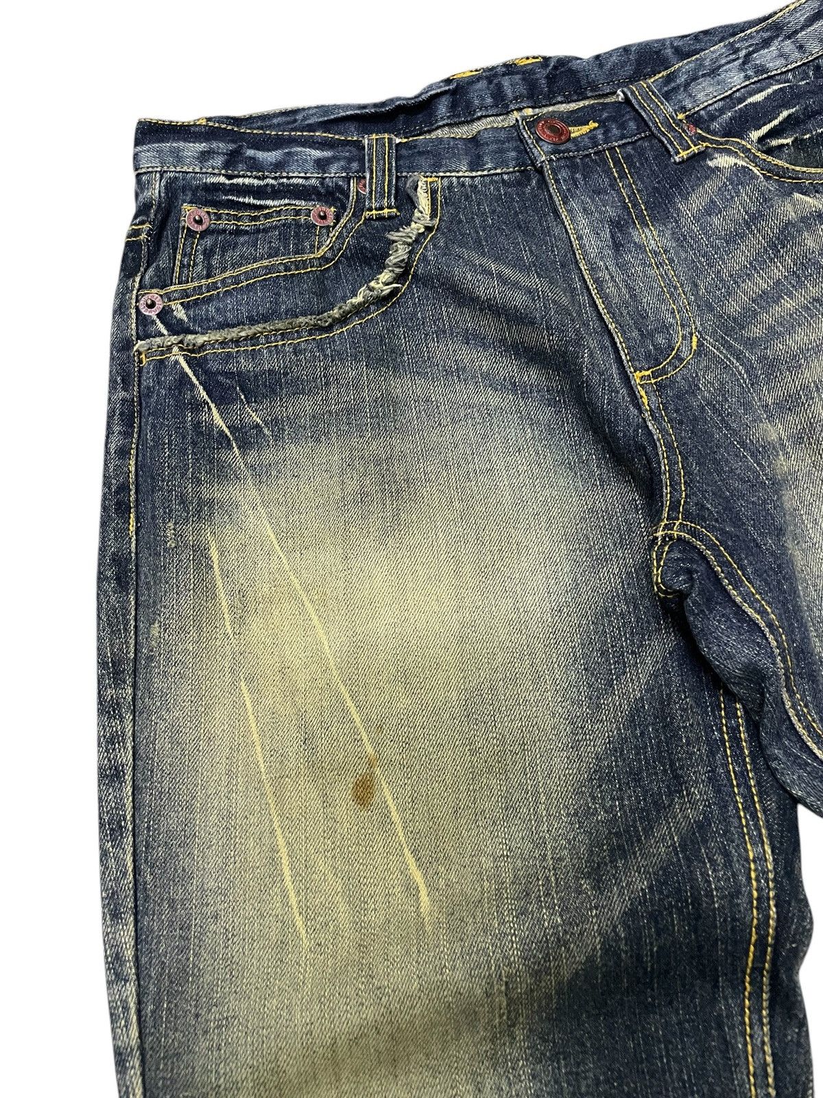 Hysteric Glamour Clone Devgru Japan Mud Wash Zipper Pocket Jeans Size US 32 / EU 48 - 6 Thumbnail