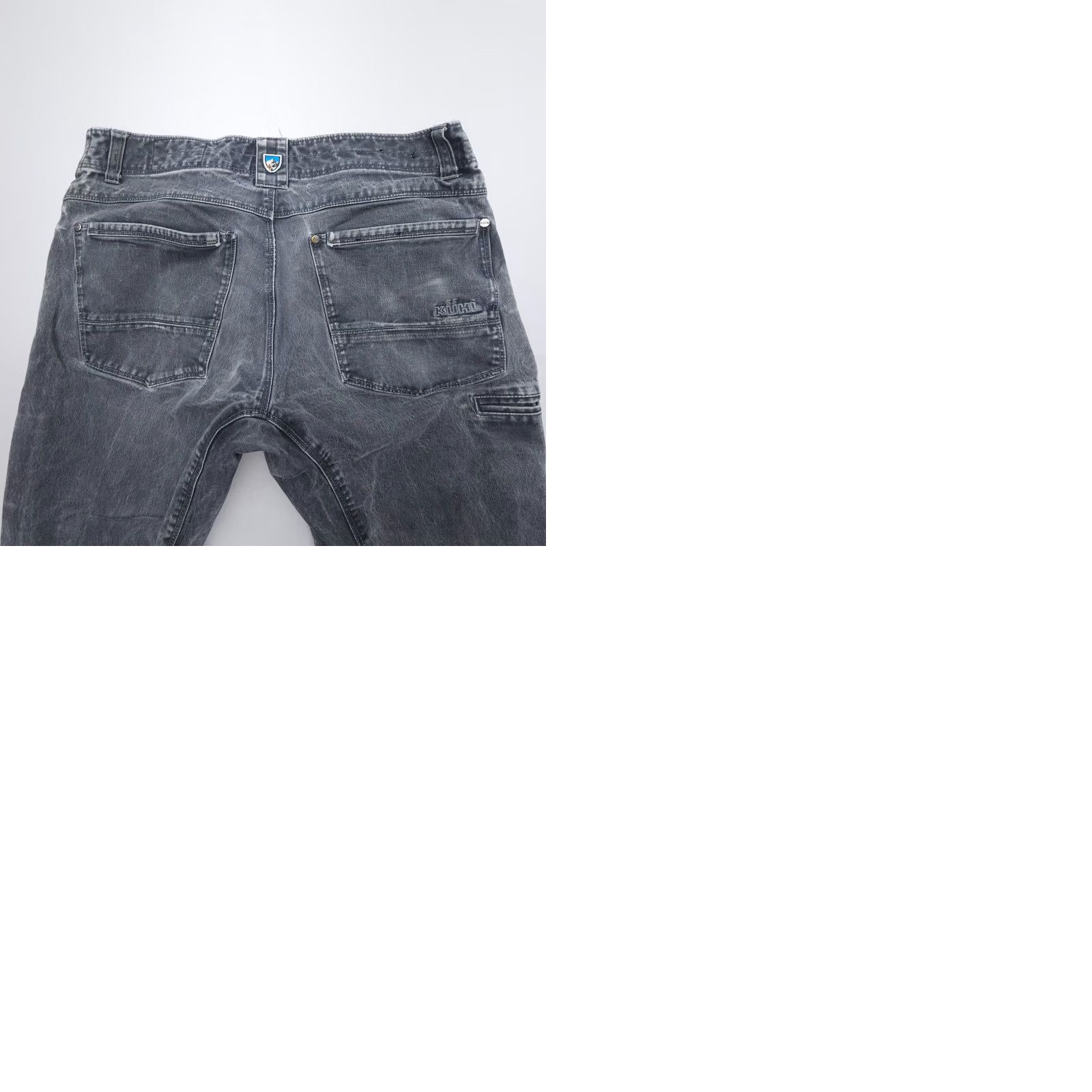 Vintage Kuhl Rydr Pants Mens 33 x 32 Patina Dye Gray Heavyweight Workwear Canvas Size US 33 - 9 Thumbnail