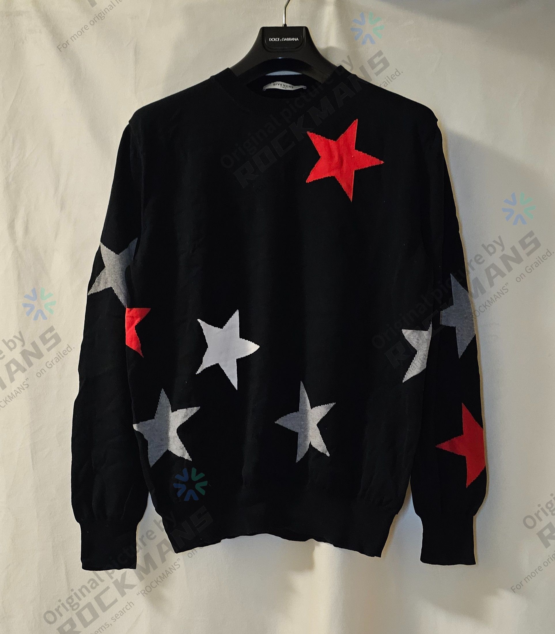 Givenchy Givenchy Men's Star Knit Sweater Size M Size US M / EU 48-50 / 2 - 1 Thumbnail
