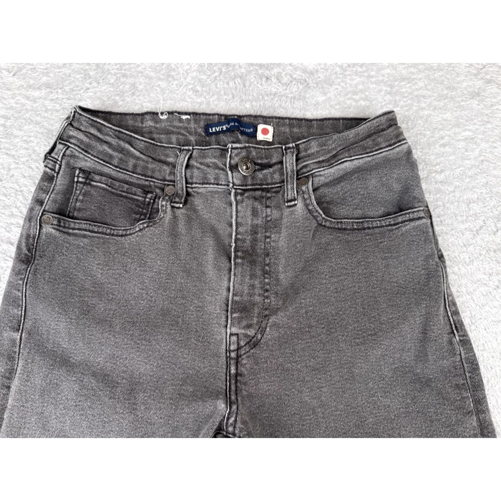 Levi's Levi's Women Skinny Jeans 27 Black Denim 26x30 Vintage Style Stretch Distressed Mid Rise Casual Size 27" / US 4 / IT 40 - 4 Thumbnail