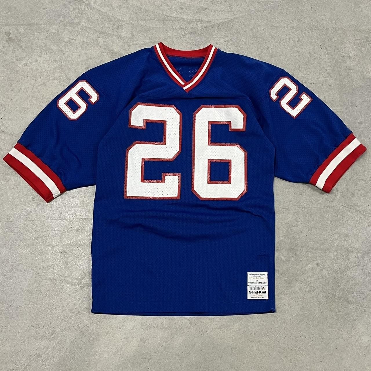 NFL Vintage New York Giants Dave Duerson Sand Knit Jersey Size US M / EU 48-50 / 2 - 2 Thumbnail