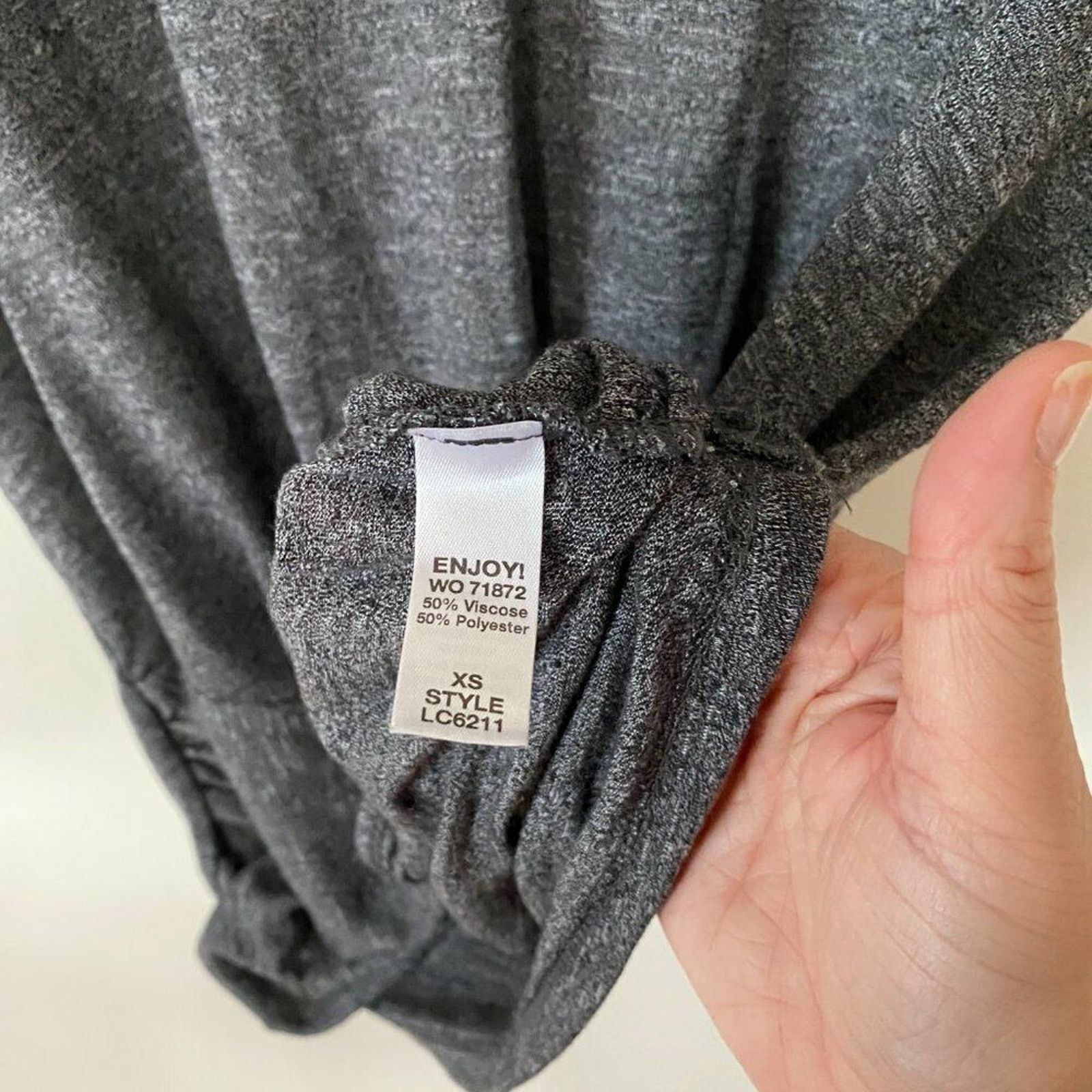 Michael Stars Michael Stars Short Sleeve Gray Knotted Front T-shirt XS Size XS / US 0-2 / IT 36-38 - 7 Thumbnail