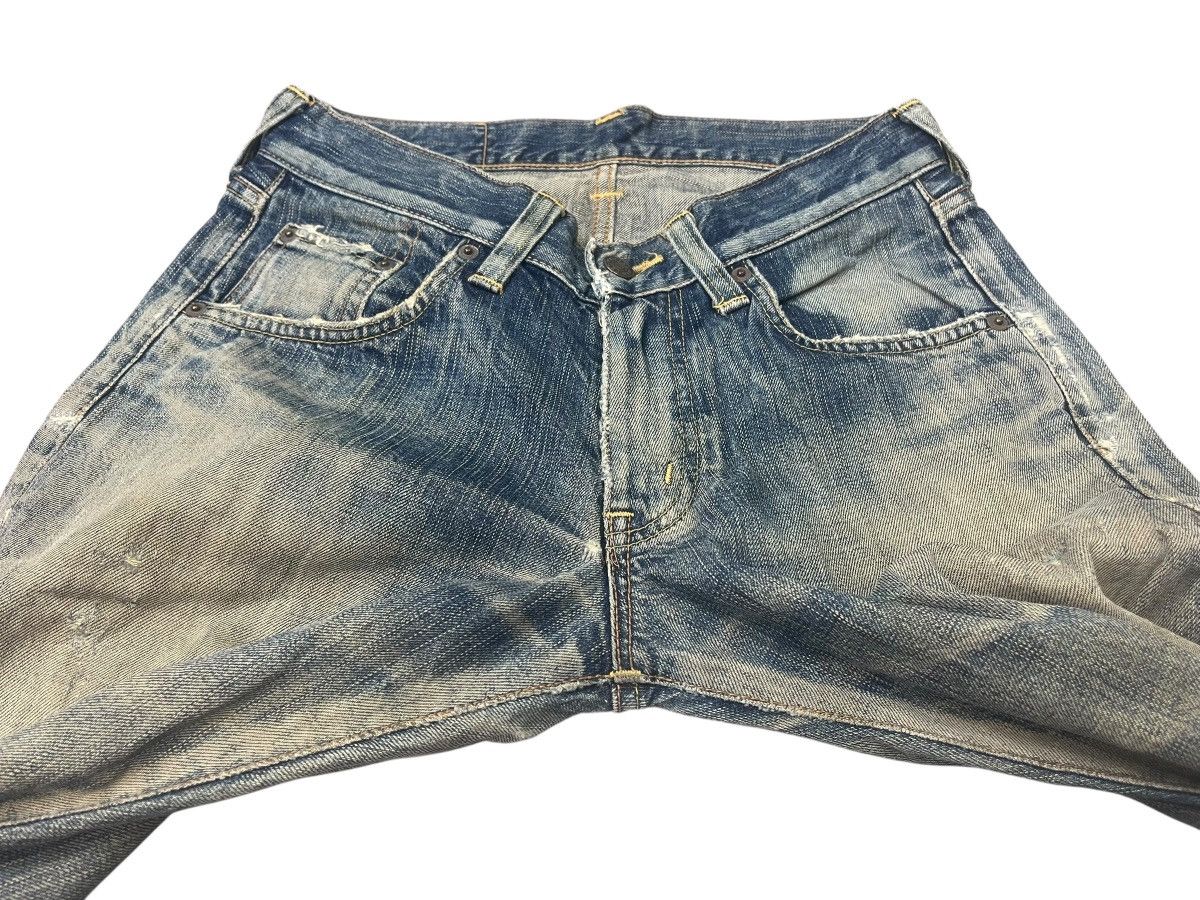 Edwin Vintage Edwin 503 Faded Distressed Jeans Streetwear Size US 30 / EU 46 - 6 Thumbnail