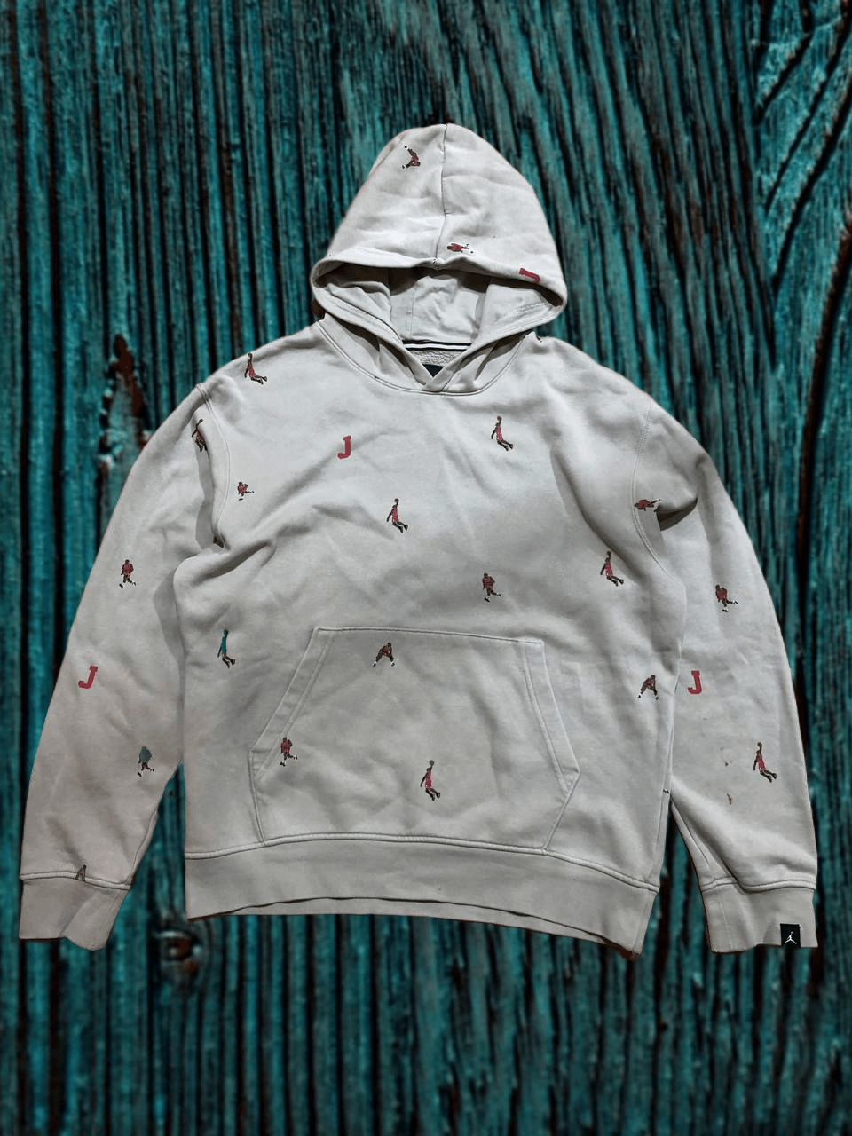 Jordan Brand Jordan Essentials Jumpman All Over Pullover Hoodie Tan Size US S / EU 44-46 / 1 - 1 Thumbnail