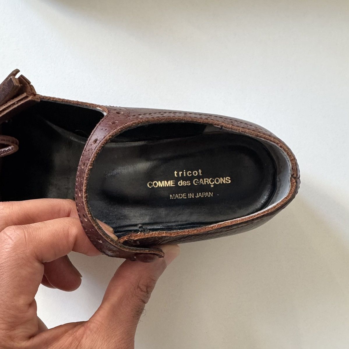 Comme des Garcons Tricot Comme Des Garcons Brown Tassel Mary Jane Loafers Size US 5.5 / IT 35.5 - 7 Thumbnail