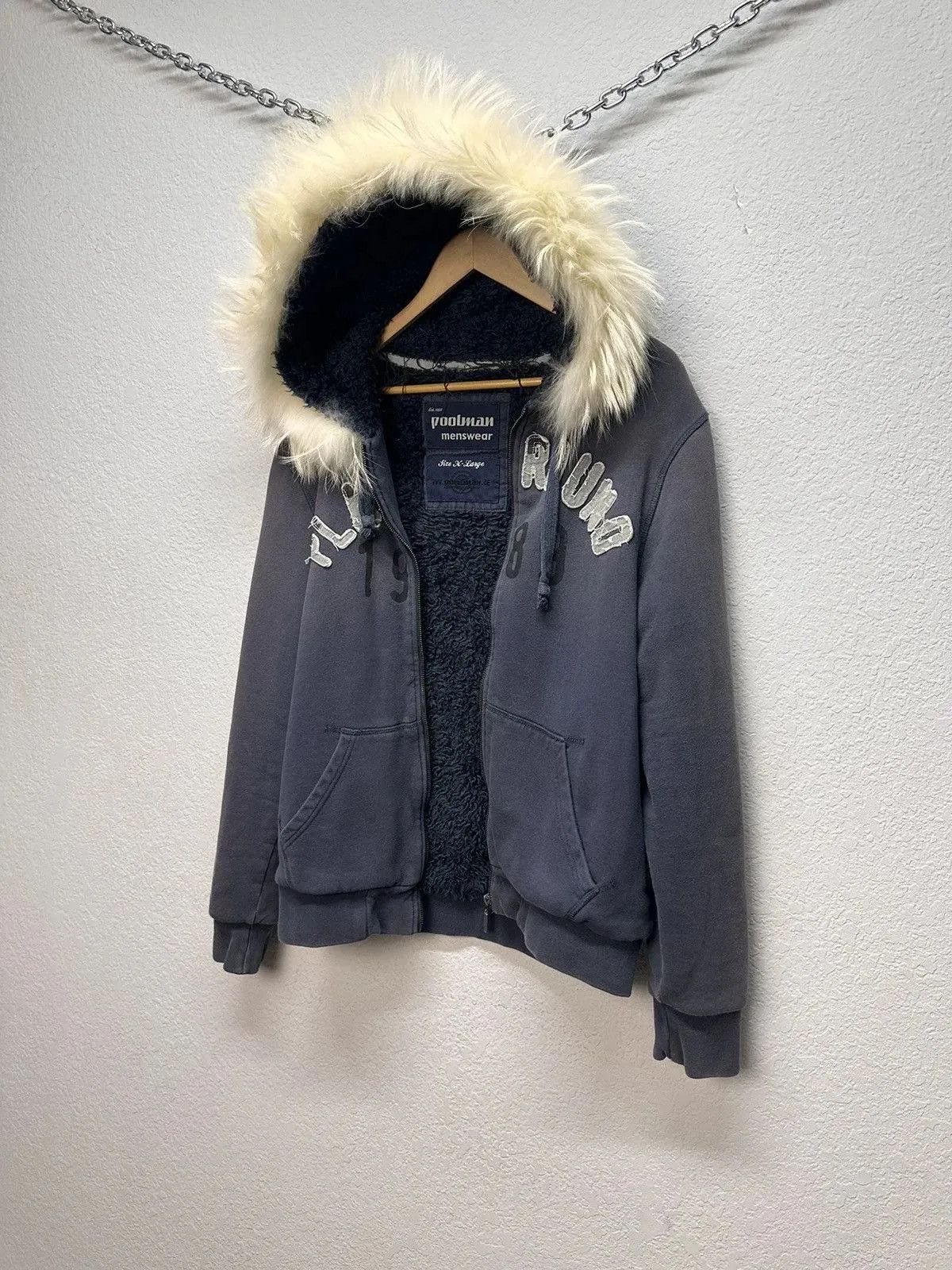Vintage Vintage Faded Ifsixwasnine Distressed japan Avantgarde Fur Size US XL / EU 56 / 4 - 18 Thumbnail