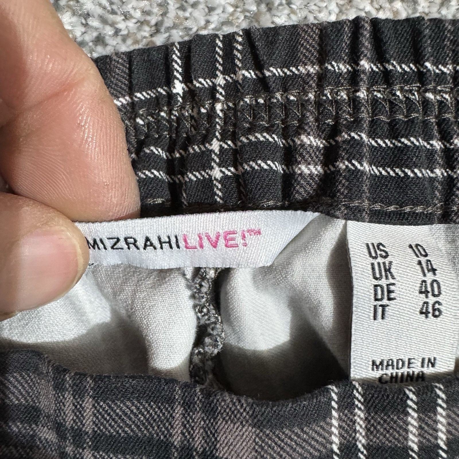 Isaac Mizrahi Isaac Mizrahi Live Pants Womens 10 Plaid Academia Retro Size 32" / US 10 / IT 46 - 8 Thumbnail