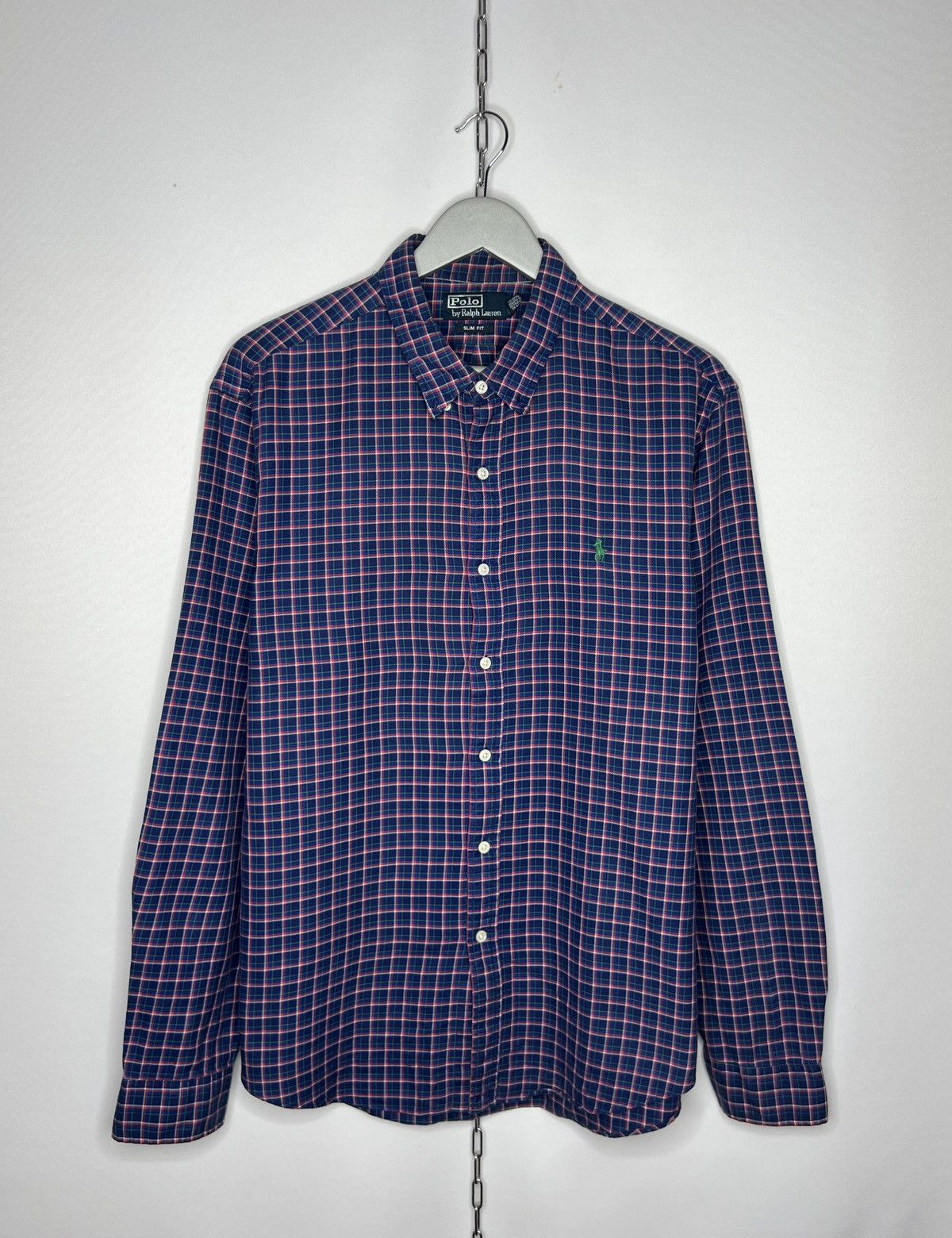 Polo Ralph Lauren Vintage Polo Ralph Lauren Plaid Shirt Long Sleeve Size US XL / EU 56 / 4 - 1 Thumbnail