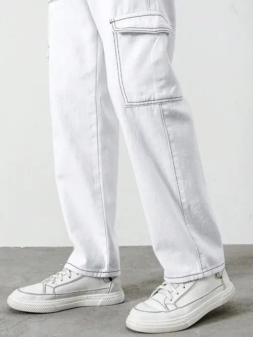 Jean Sachiko x Hino Cargo Stiching Jeans Pants Straight Leg Size US 32 / EU 48 - 4 Thumbnail