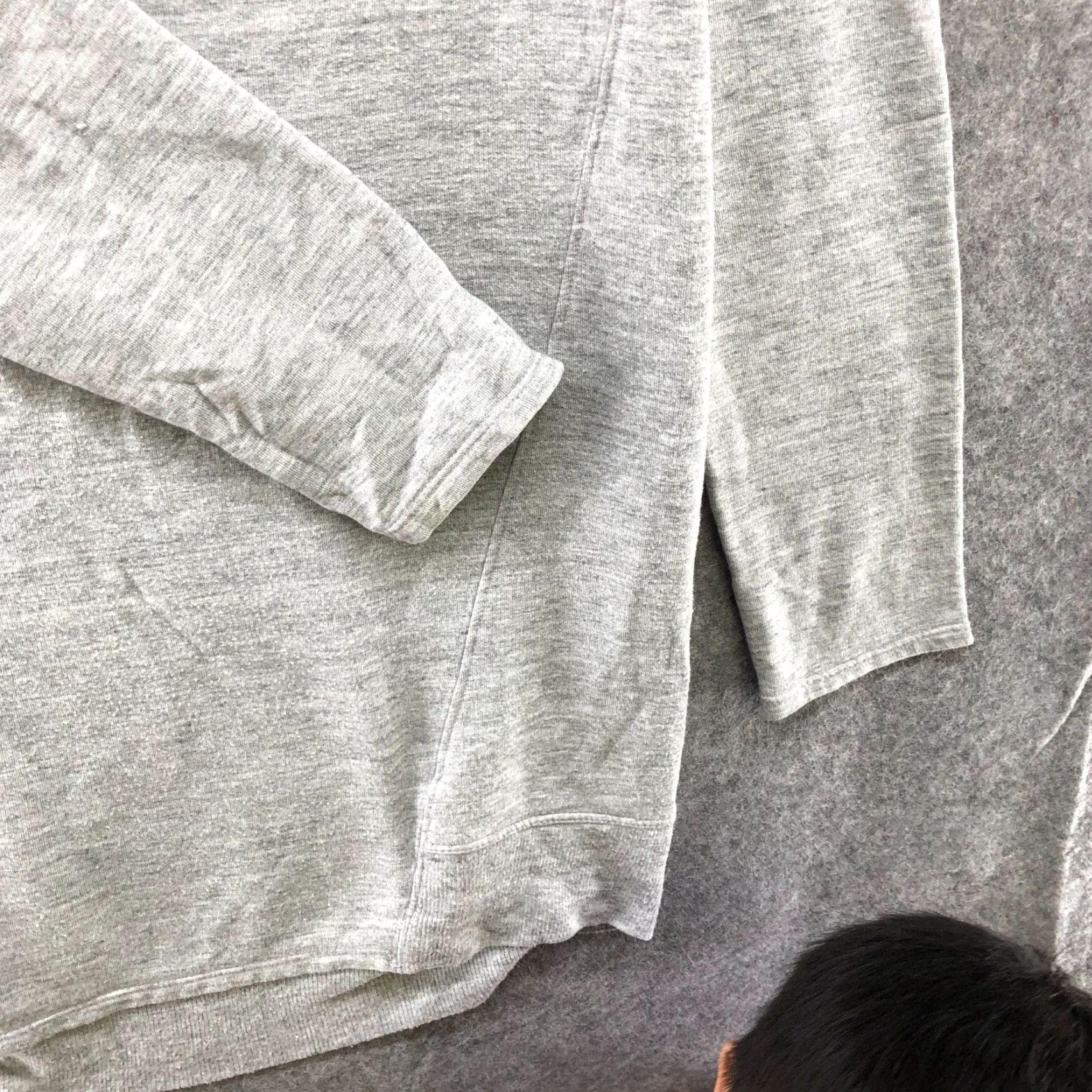 Athleta Athleta Sweatshirt Womens XXS Gray Relaxed Crewneck Longline Lightweight Size XXS / US 00 / IT 34 - 6 Thumbnail