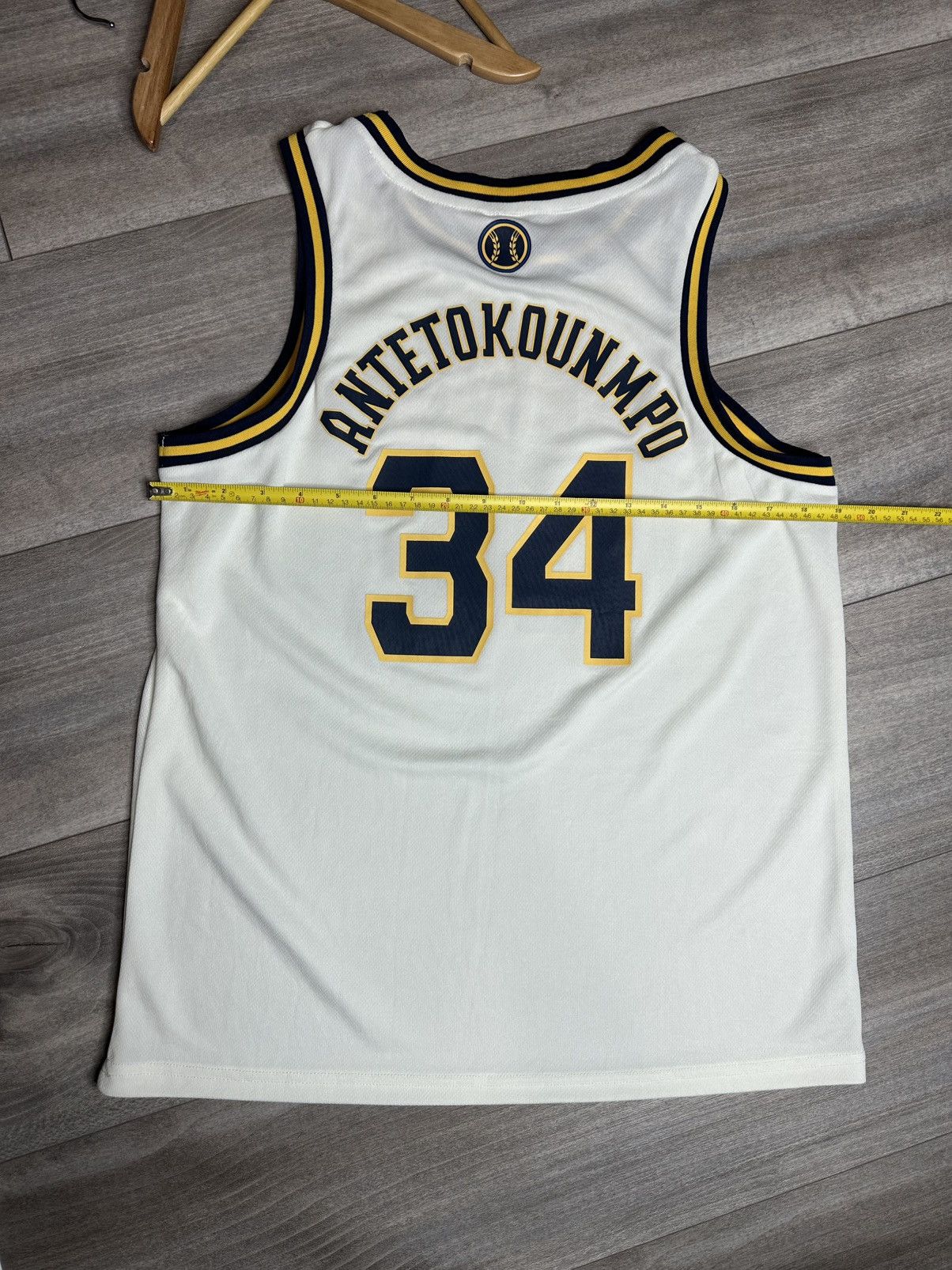 MLB MLB Milwauke Brewers Giannis Antetokounmpo Jersey #34 Size US M / EU 48-50 / 2 - 4 Thumbnail