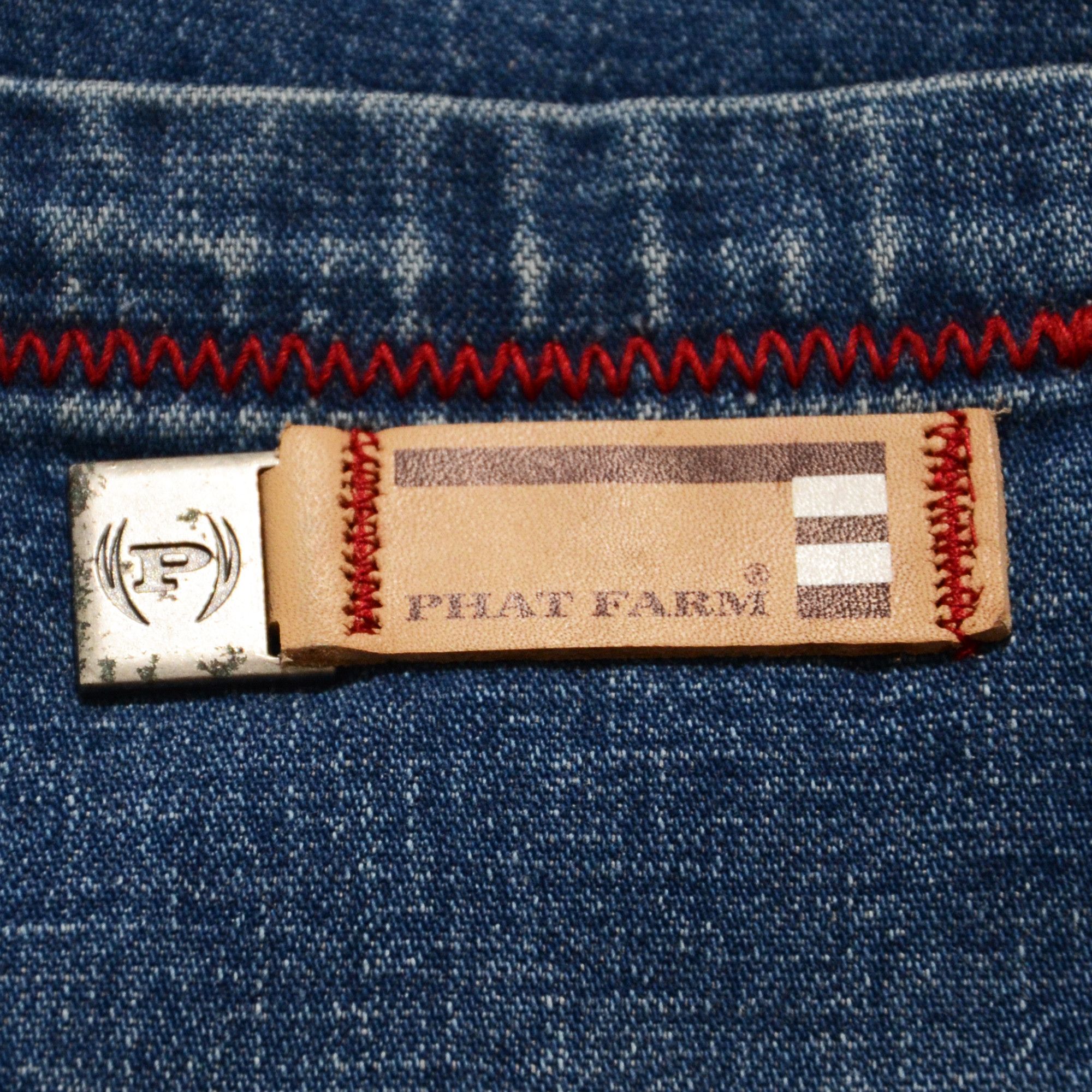 Phat Farm Phat Farm Jeans 32 x 33 Loose Fit 90s Hiphop Streetwear Size US 32 / EU 48 - 4 Thumbnail