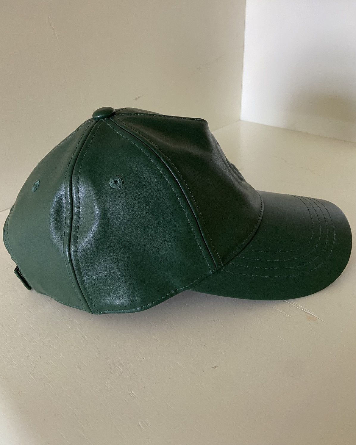 Telfar Telfar Embossed Logo Faux Leather Baseball Cap Size ONE SIZE - 3 Thumbnail
