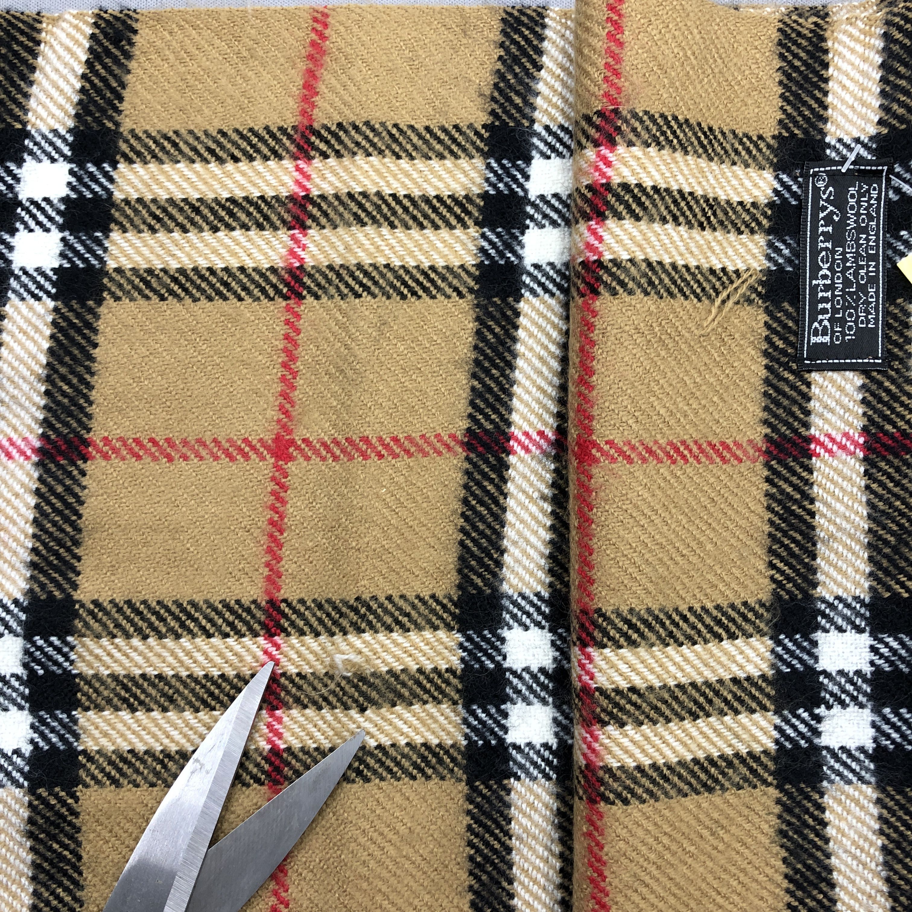 Burberry Vintage Burberry Scarf Muffler Wool Cashmere Scarves Size ONE SIZE - 4 Thumbnail