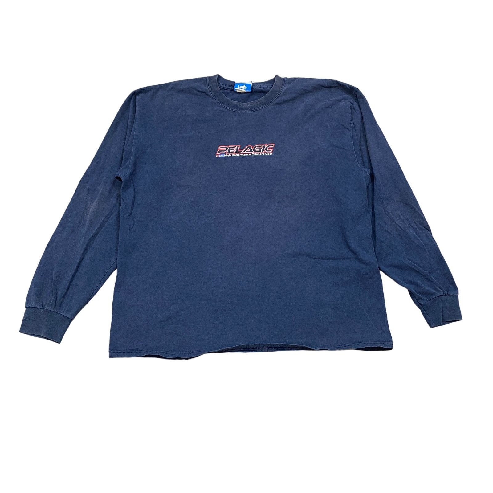 Vintage Pelagic High Performance Offshore Fishing Long Sleeve XL Size US XL / EU 56 / 4 - 1 Thumbnail