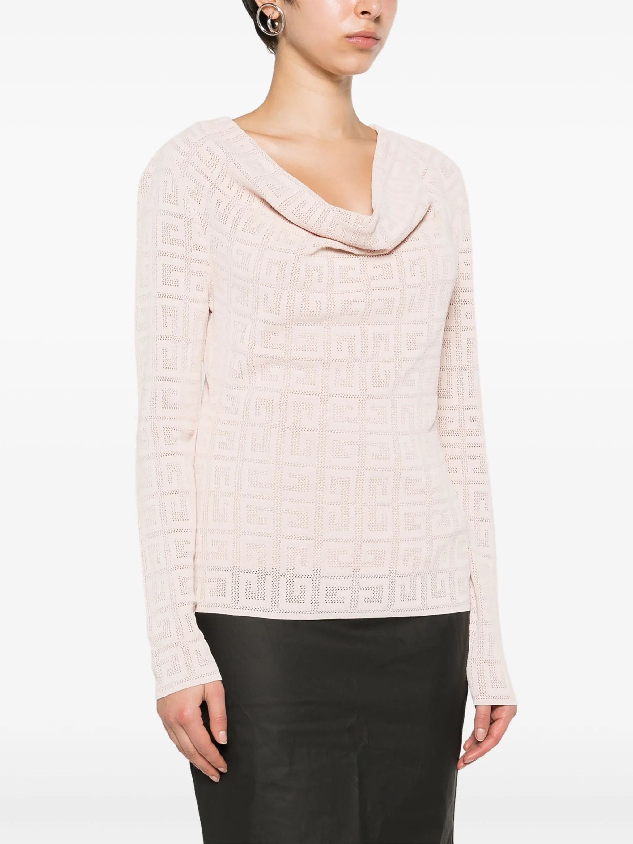 Givenchy Givenchy 4G-jacquard V-neck top Size S / US 4 / IT 40 - 1 Thumbnail