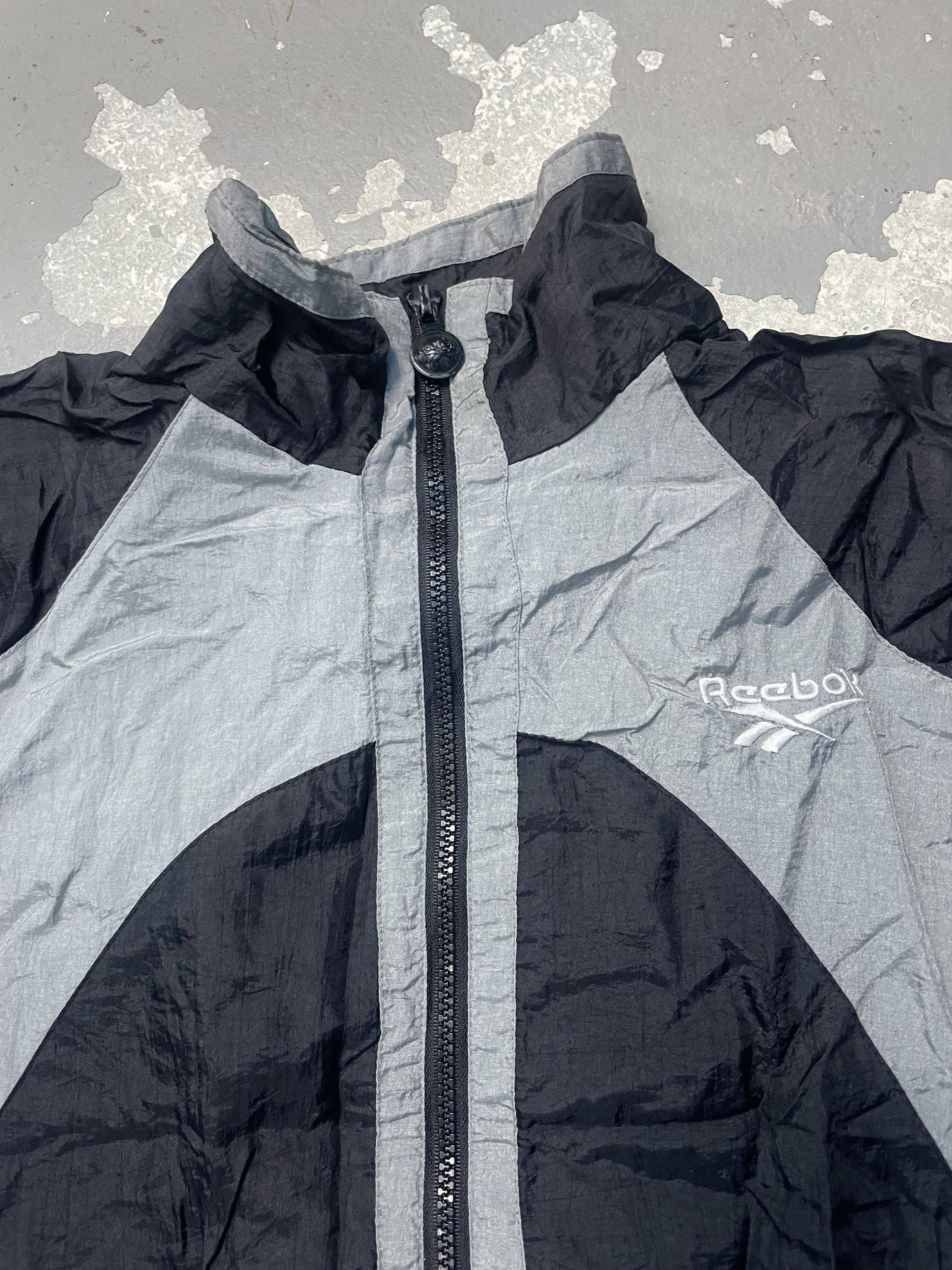 Reebok Reebok Black & Grey Track Jacket Size US L / EU 52-54 / 3 - 2 Thumbnail