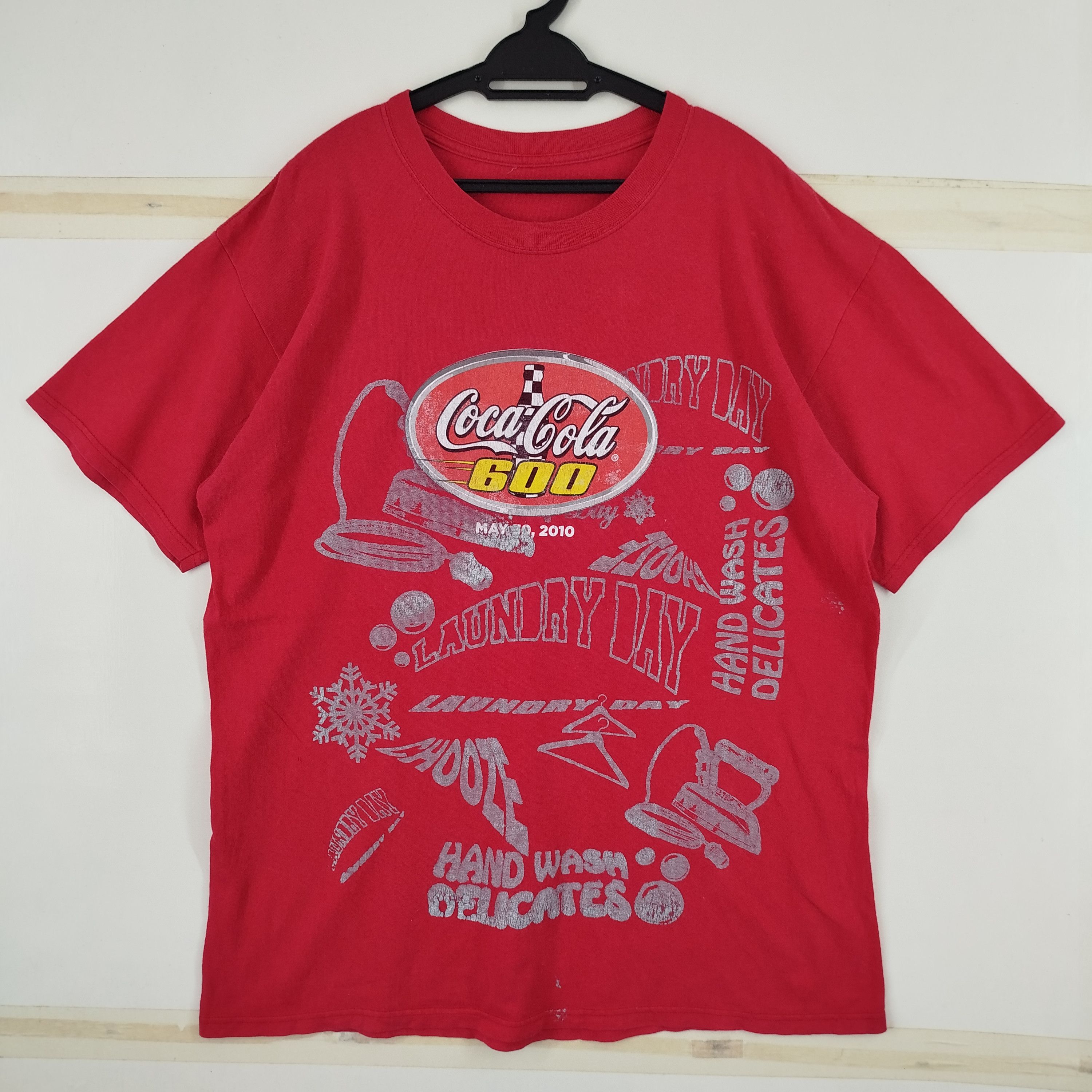 Coca Cola × NASCAR × Vintage Vintage Nascar Coca-Cola Big Print Y2K Size US L / EU 52-54 / 3 - 1 Thumbnail