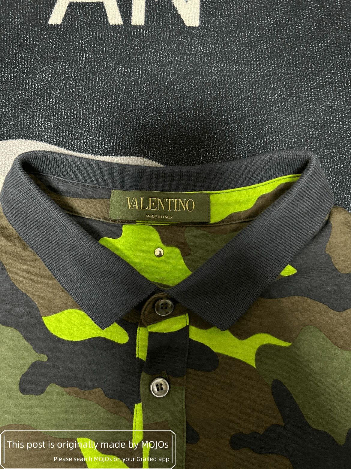 Valentino Valentino Rivet Camo Polo Size US M / EU 48-50 / 2 - 2 Thumbnail