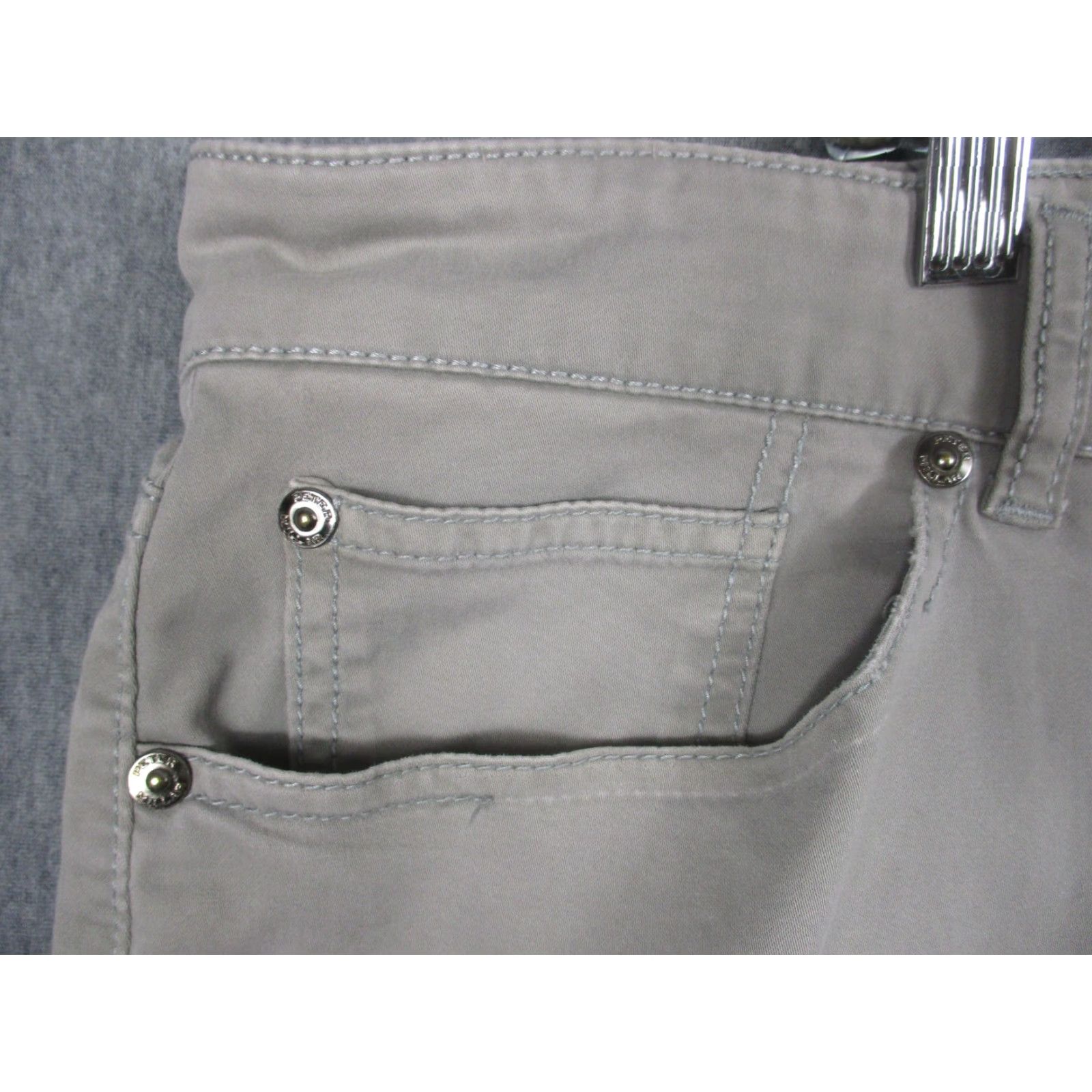 Peter Millar Peter Millar Pants Mens 40x28 Gray Chino Twill 5 Pocket Golf Casual Denim Size US 40 / EU 56 - 5 Thumbnail