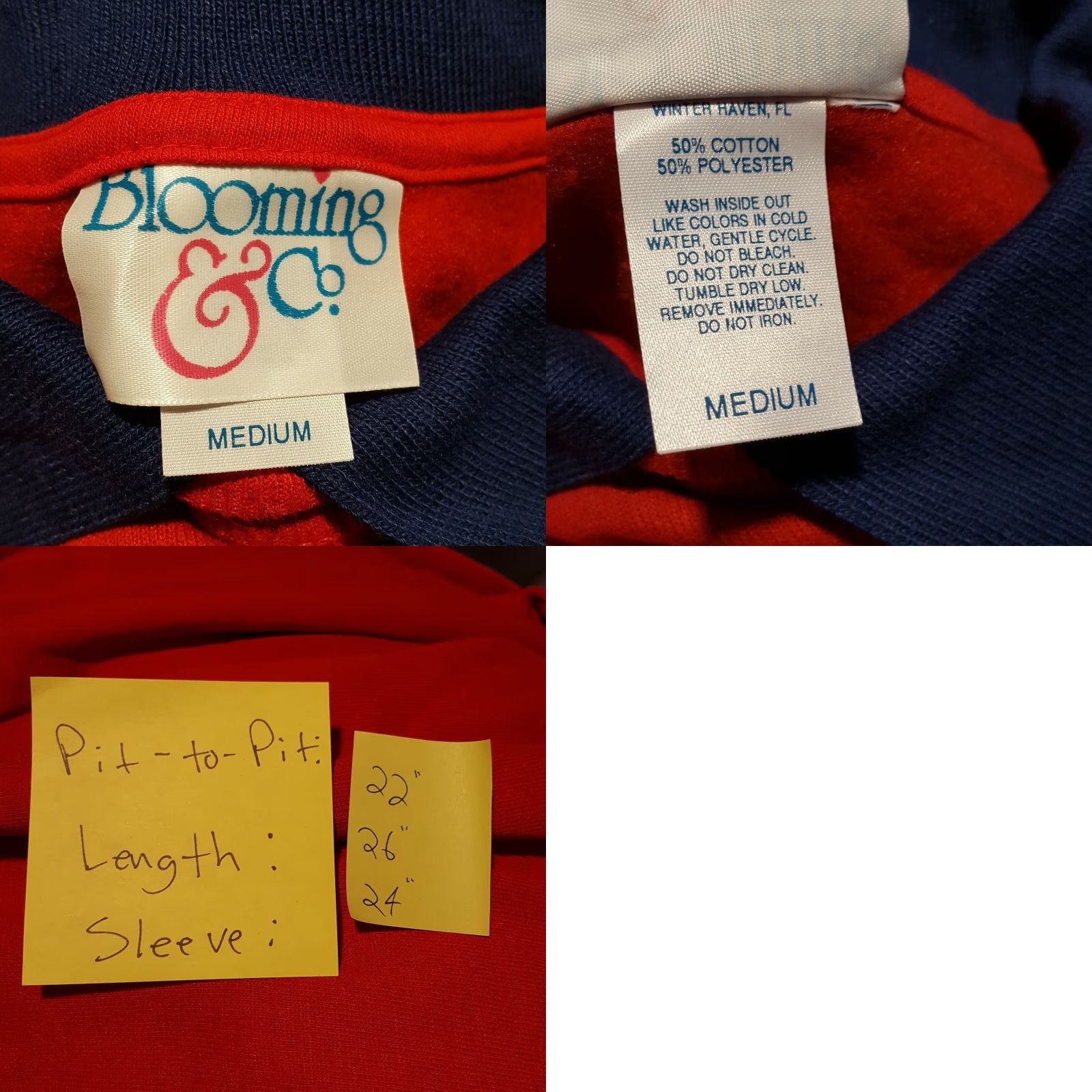 Vintage VINTAGE 80s Sports Mom Size M Crewneck Red Pullover Puff Print Retro Sweatshirt Nike Size US M / EU 48-50 / 2 - 8 Thumbnail