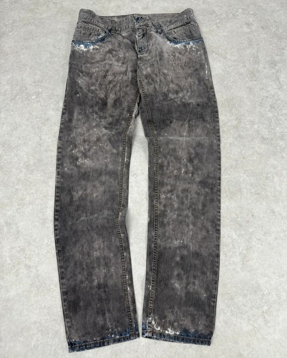 Dolce & Gabbana 2010s Dolce & Gabbana Grey Smoked Hybrid Denim Jeans Size US 32 / EU 48 - 1 Thumbnail