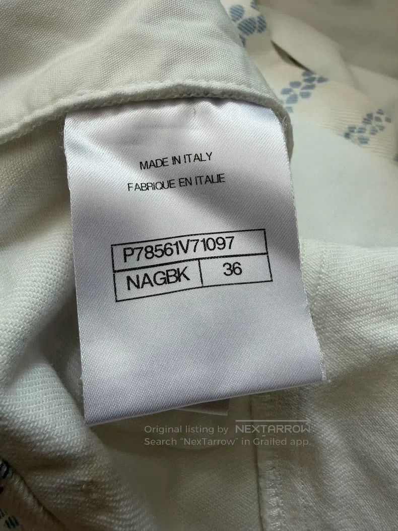 Chanel Chanel White printed jeans Size 24" / US 00 / IT 34 - 5 Thumbnail