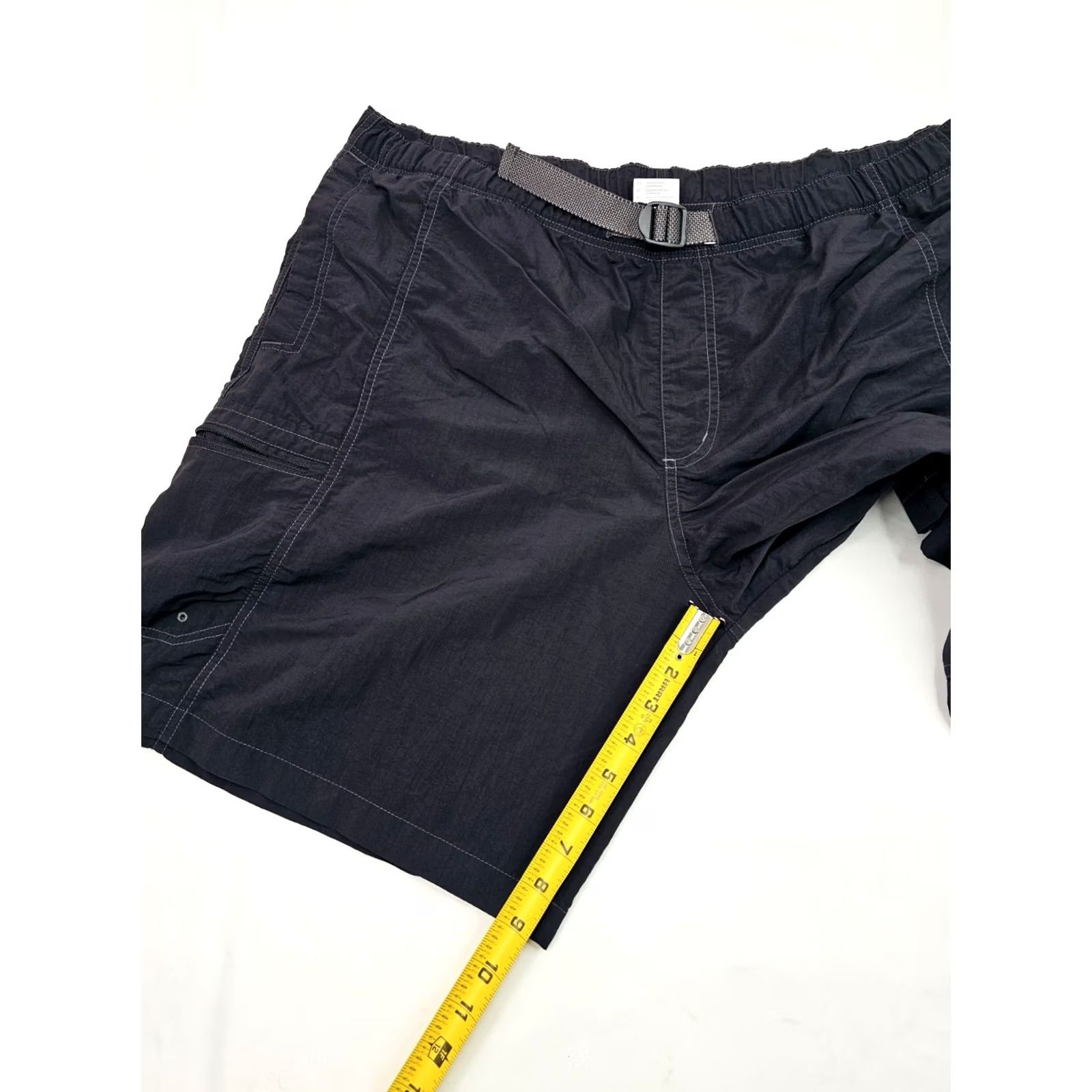 Vintage Columbia Omni-Shade Cargo Shorts Men XL 40x9 Black EUC Belted, Quick Dry, Sun Protection, Pockets, Lightweight Outdoor Summer Casual Size US 36 / EU 52 - 3 Thumbnail