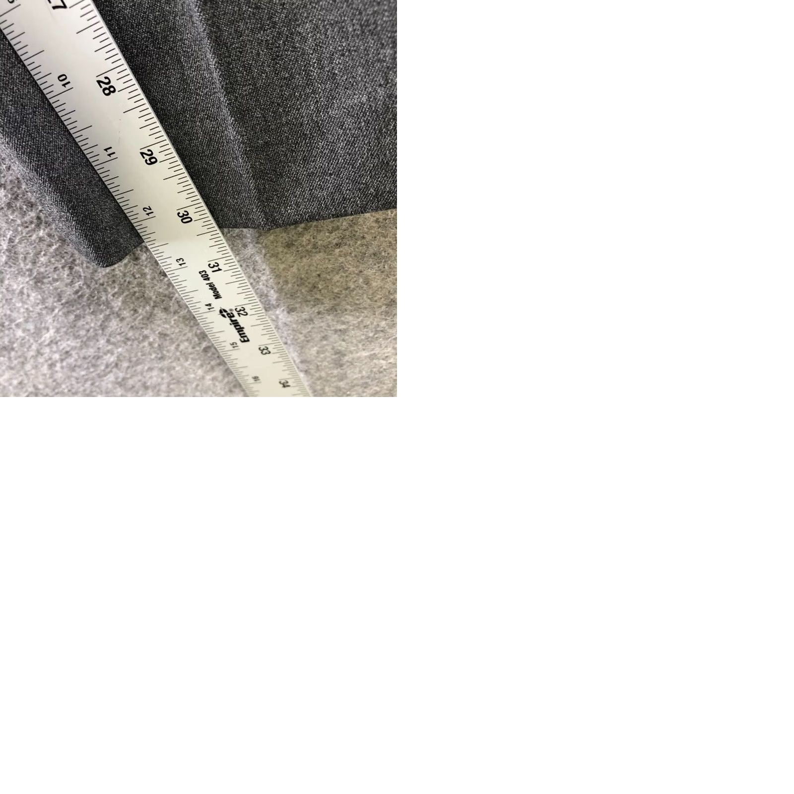 Talbots Talbots Bi-Stretch Straight-Leg Pants Womens 6 Gray Side Zipper Flat Front Dress Pants Regular Size 6 Womens Gray Size 28" / US 6 / IT 42 - 9 Thumbnail