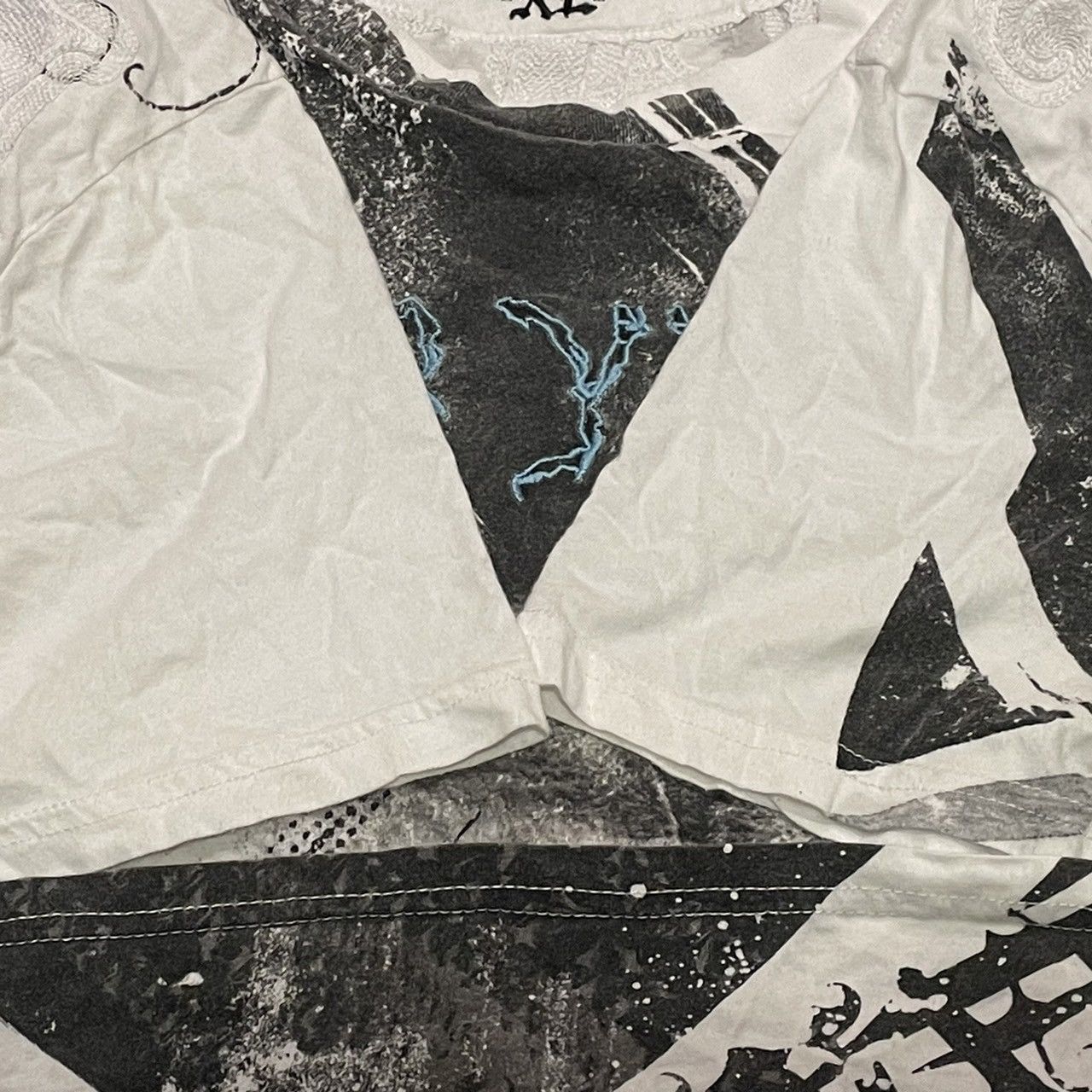 Affliction × Ed Hardy × Tapout Rare Wings Cross Tee Y2K Affliction Style Size US XL / EU 56 / 4 - 6 Thumbnail