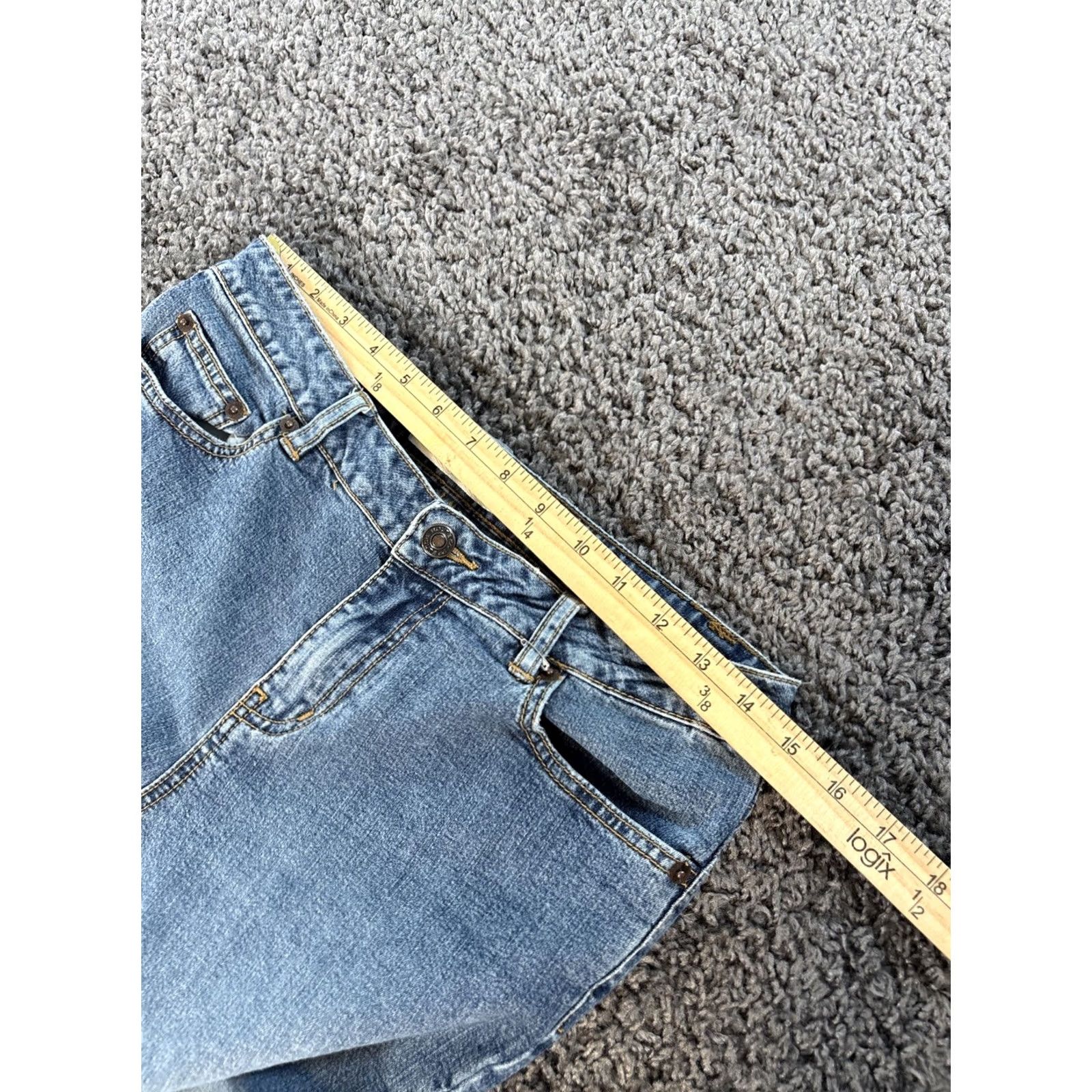 Lee VINTAGE Lee Jeans Bootcut Womens 30x30 Mid Rise Medium Wash Blue Embroidered 30 in Inseam Womens Mens? Size 30" / US 8 / IT 44 - 4 Thumbnail