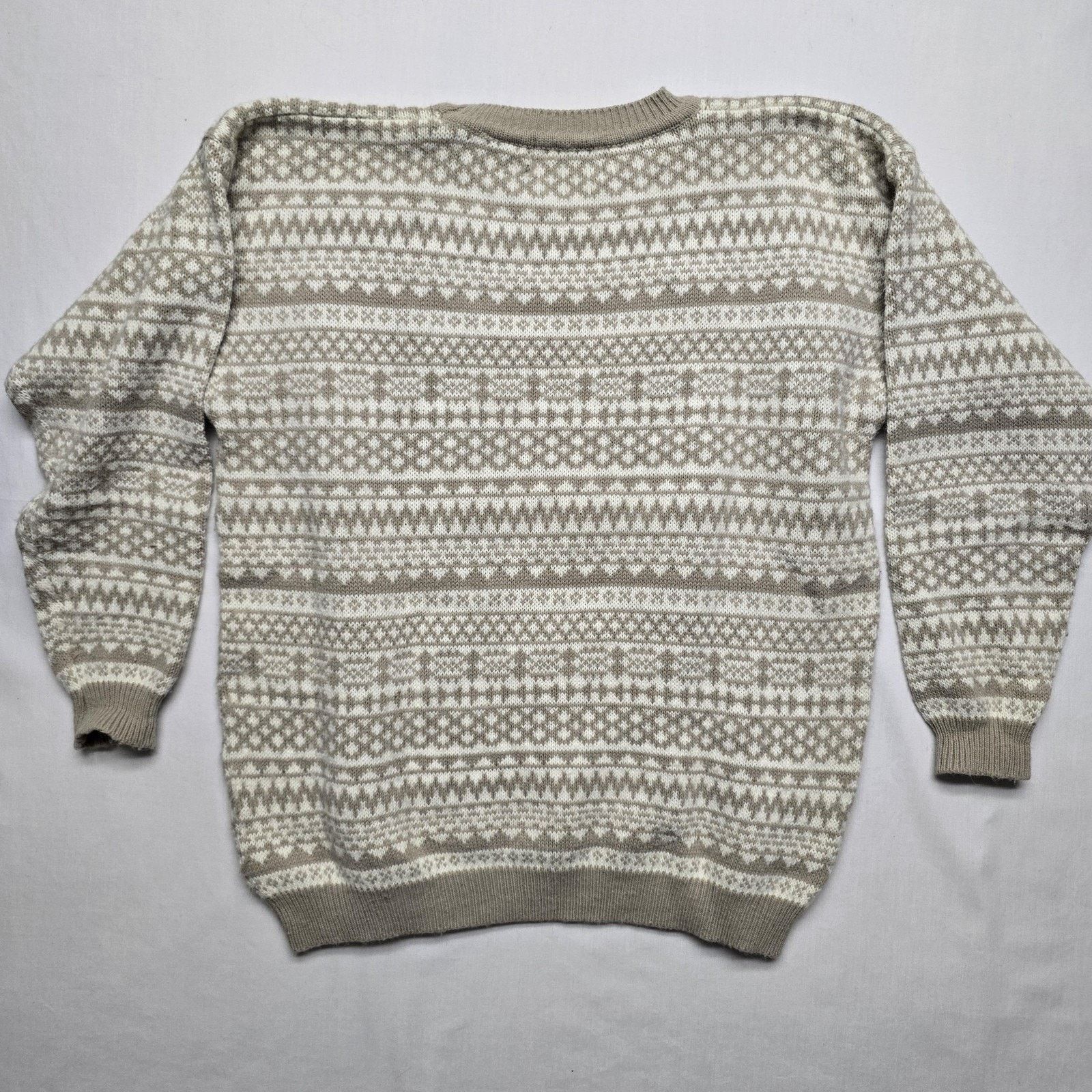 Vintage Vintage Tarazzia Sweater M Fair Isle Knit Pullover Crewneck Size US M / EU 48-50 / 2 - 7 Thumbnail