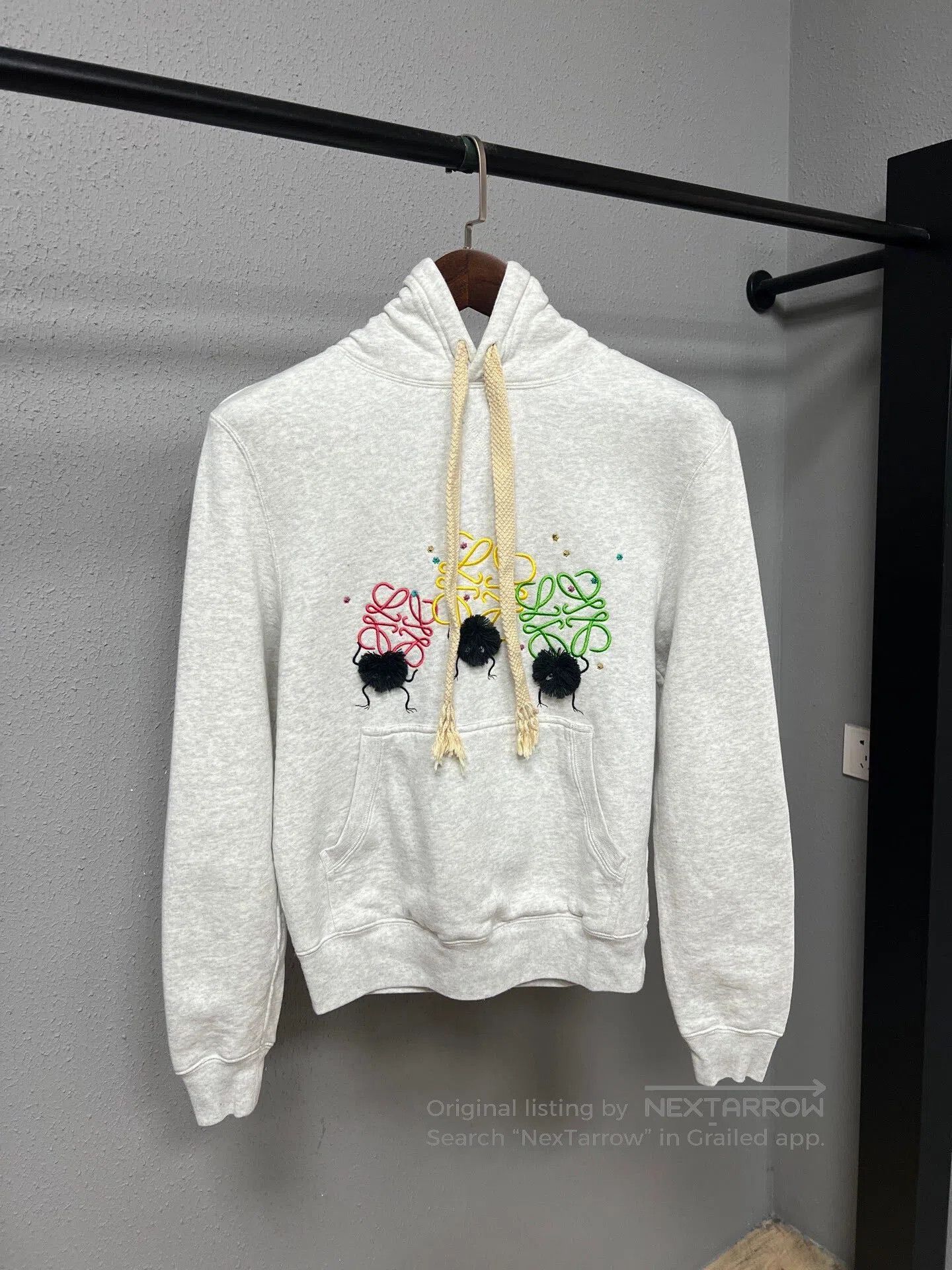 Loewe Loewe Spirited Away Grey Soot Sprite Hoodie| Size XS / US 0-2 / IT 36-38 - 1 Thumbnail