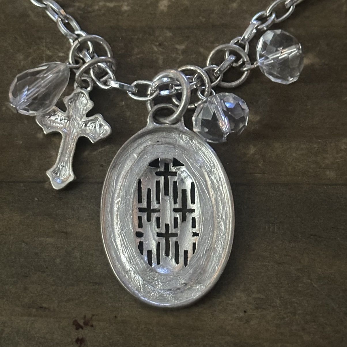 Other Silver tone Faith Love & Hope pendant charm necklace Size ONE SIZE - 4 Thumbnail