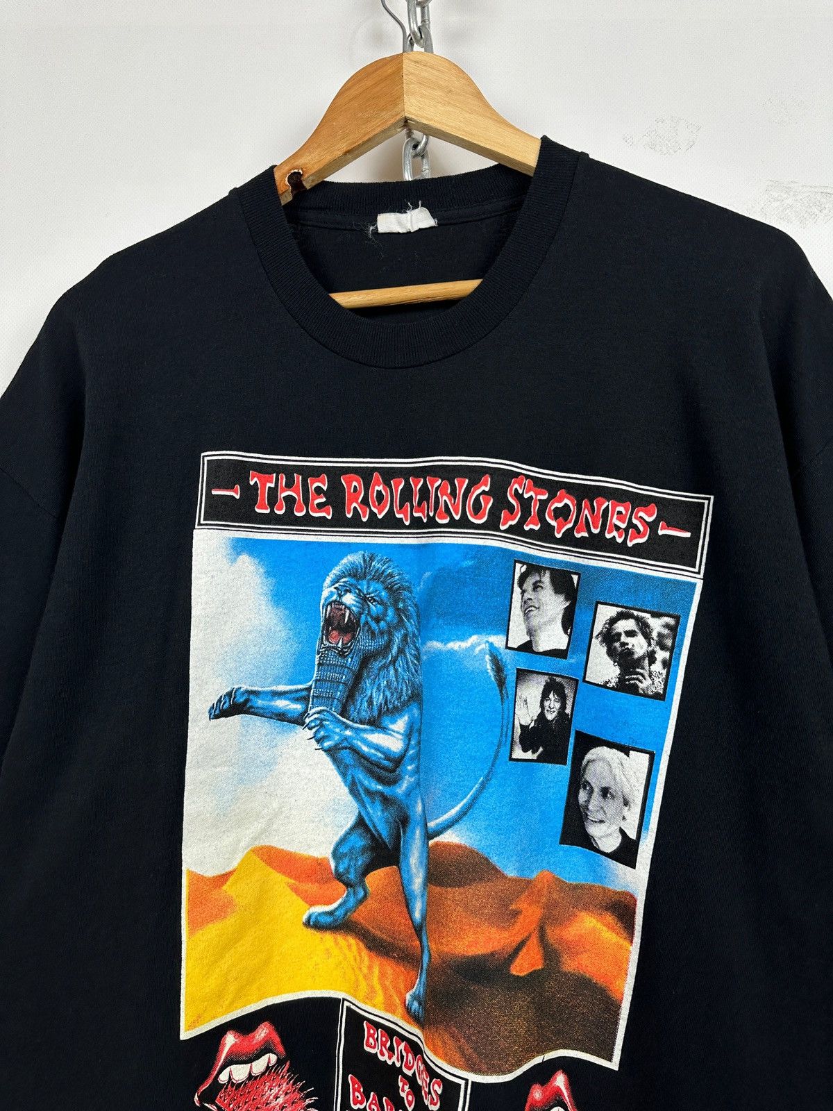 Band Tees 1997/98 Vintage The Rolling Stones Bridges To Babylon Shirt Size US XL / EU 56 / 4 - 7 Thumbnail