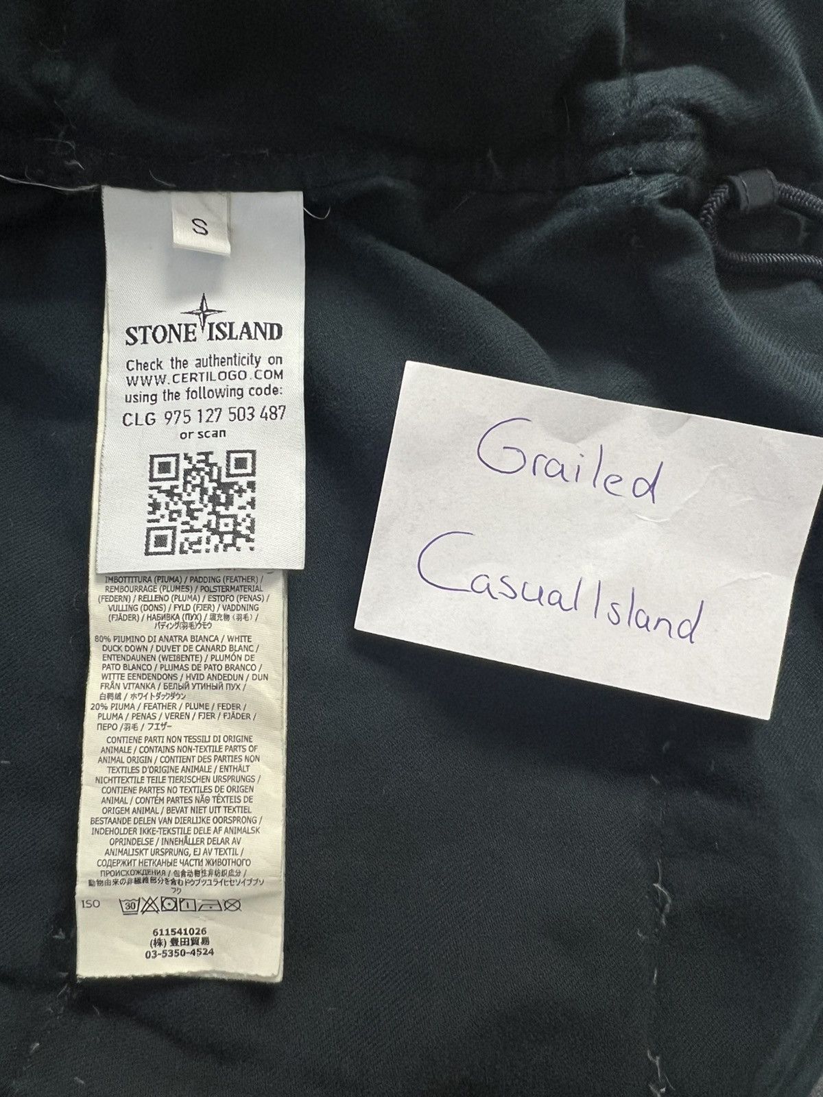 Stone Island Stone Island | Micro Reps Down TC | Dark Navy | Size S Size US S / EU 44-46 / 1 - 17 Thumbnail