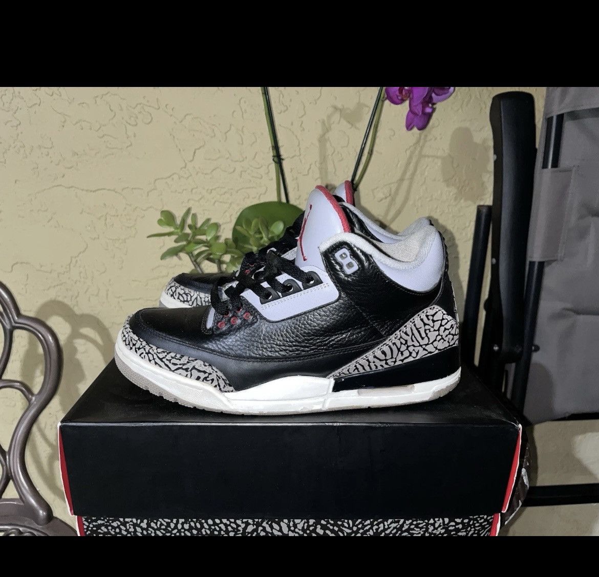 Jordan Brand 2011 Jordan 3 black cement Size US 10.5 / EU 43-44 - 1 Thumbnail