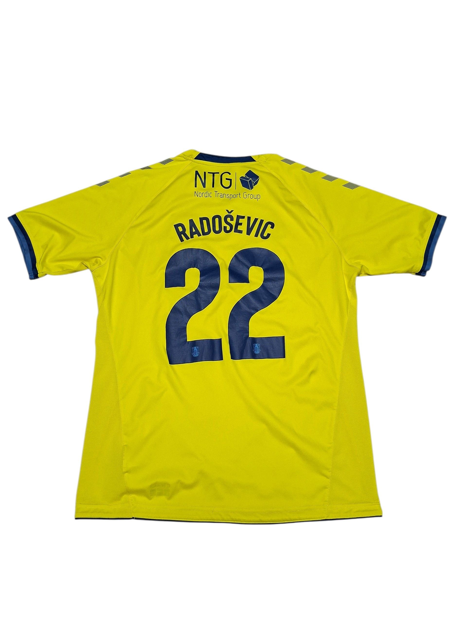 Hummel RADOSEVIC BRONDBY HUMMEL VINTAGE 2018/2019 SOCCER JERSEY Size US L / EU 52-54 / 3 - 4 Thumbnail