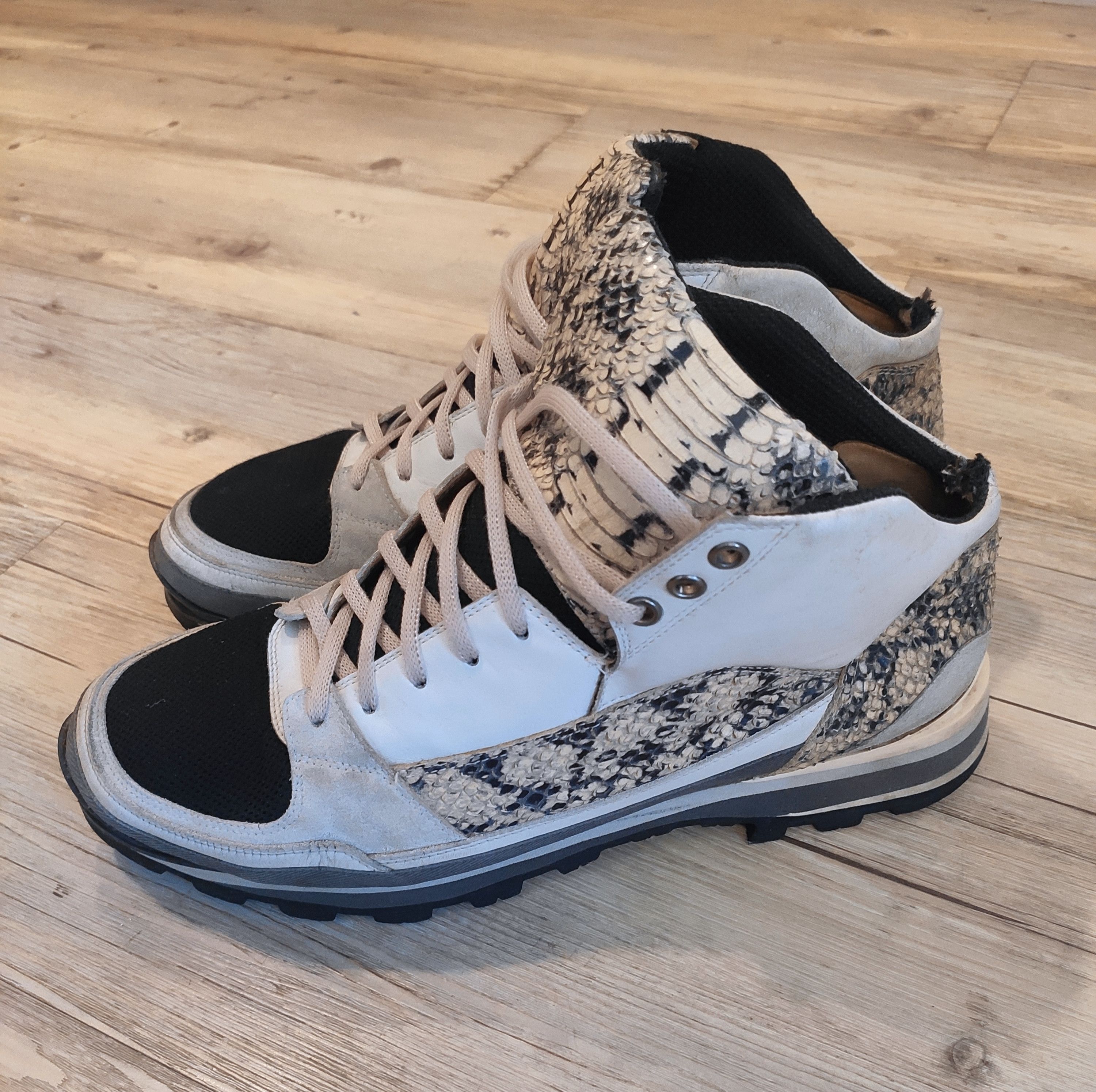 Dries Van Noten FW14 python hiking boots.Like Rick Owens or Damir Doma Size US 9.5 / EU 42-43 - 3 Thumbnail