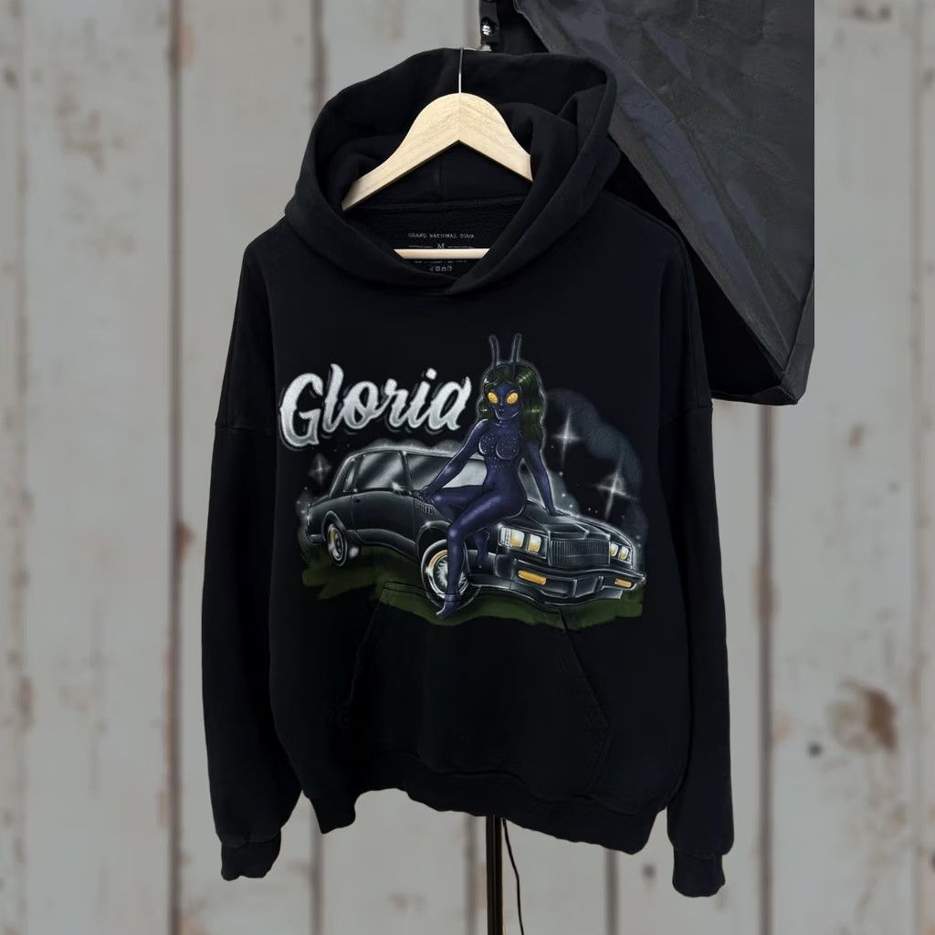 Vintage VINTAGE Kendrick Lamar SZA Grand National Tour GNX Lana SOS Gloria Hoodie Mens M Black Pullover GNX Tour Merch Size US M / EU 48-50 / 2 - 1 Thumbnail