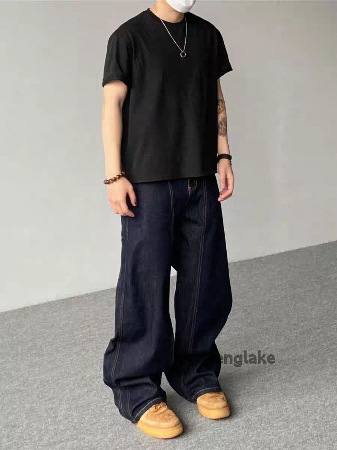 Jean Unisex outdoor utility loose baggy skate hiphop pants Size US 34 / EU 50 - 3 Thumbnail