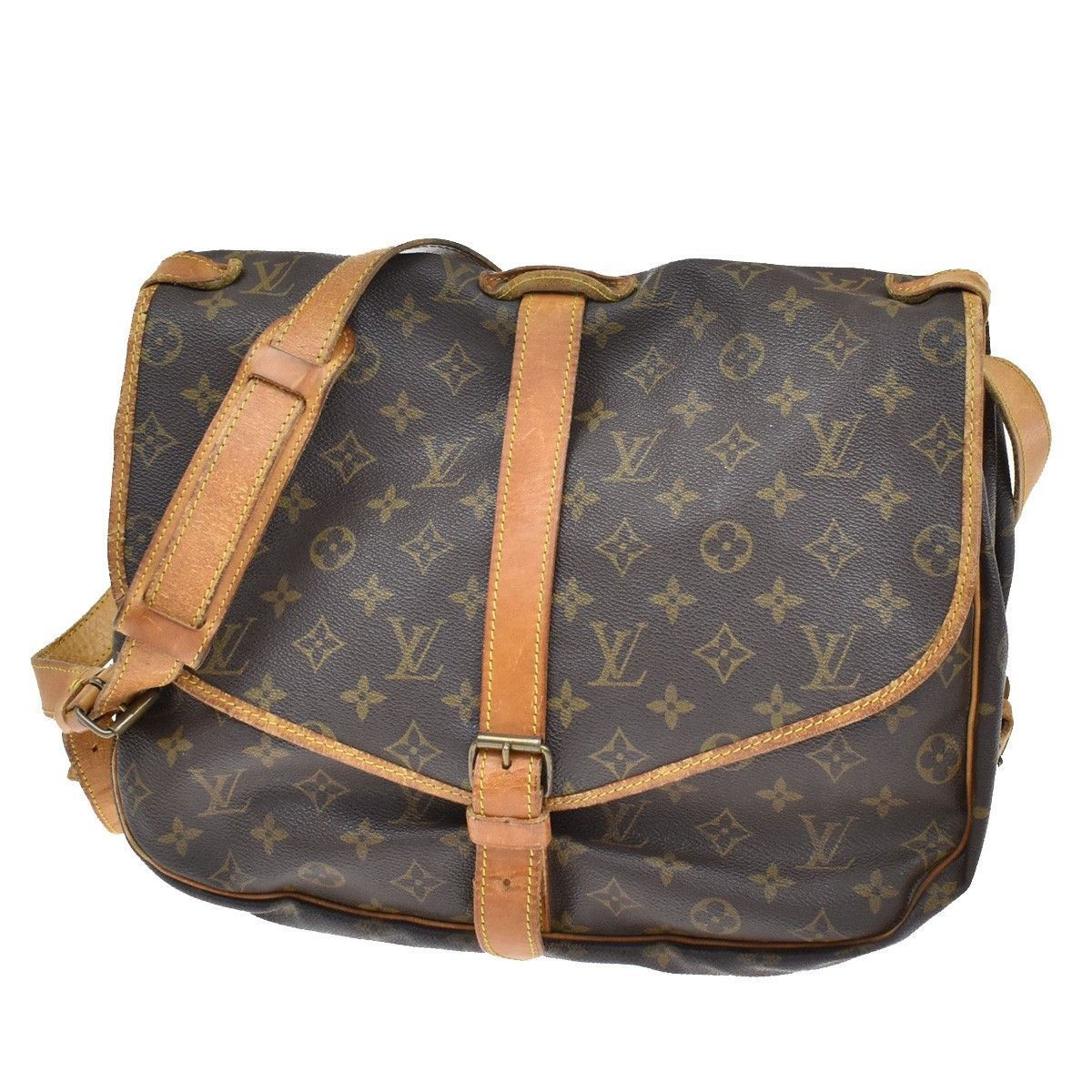 Louis Vuitton Louis Vuitton Saumur Handbag Monogram Canvas Size ONE SIZE - 1 Thumbnail
