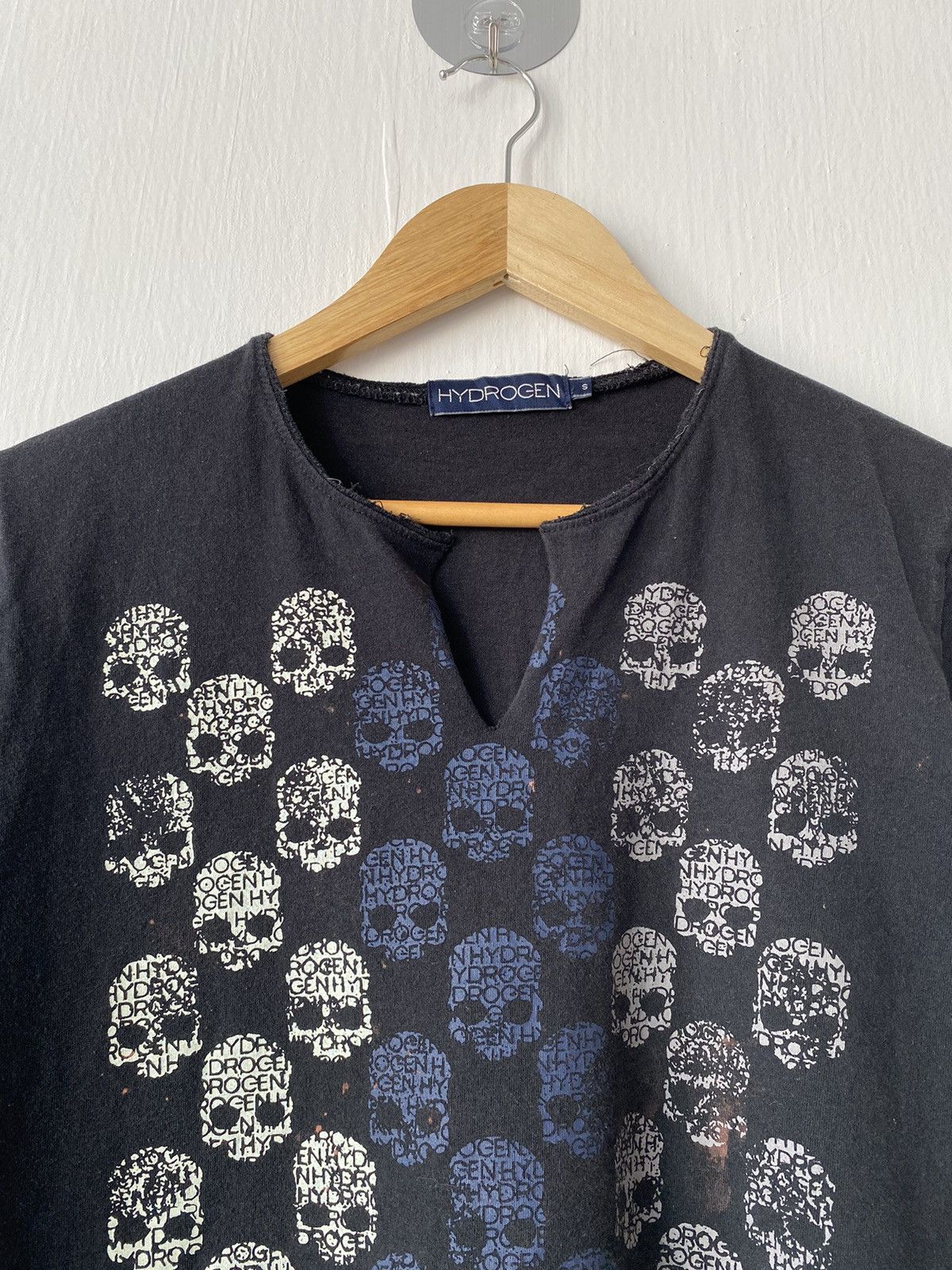 HYDROGEN × Vintage Hydrogen Skull T-shirt Size US S / EU 44-46 / 1 - 3 Thumbnail
