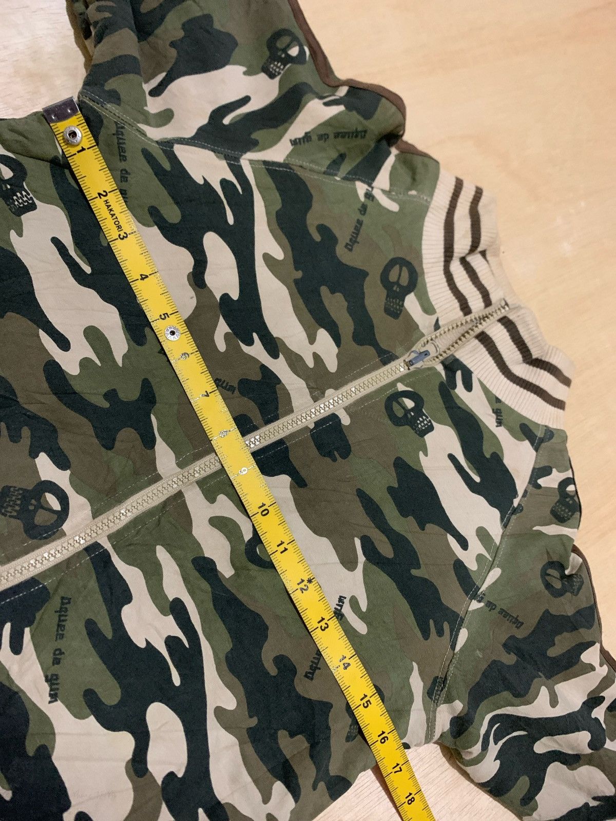 Hysteric Glamour × Japanese Brand D,Quee de gum the world skull Reversible Camo Jacket Size S / US 4 / IT 40 - 9 Thumbnail