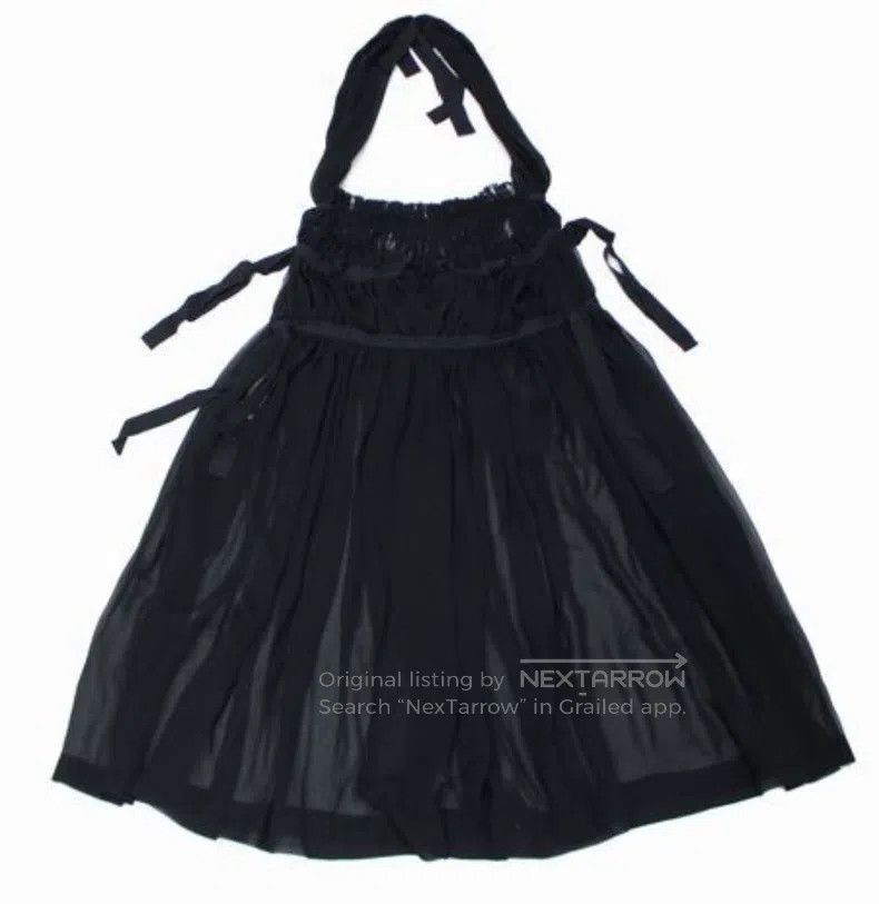 Comme des Garcons Comme Des Garcons Black Tulle Ruffled Dress Size M / US 6-8 / IT 42-44 - 2 Thumbnail