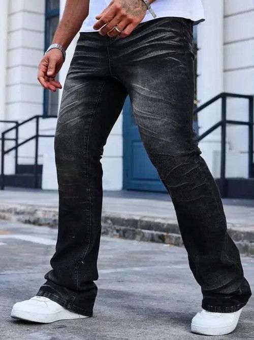 Jean Flared skinny streetwear Y2K DRIP jeans Size US 30 / EU 46 - 1 Thumbnail