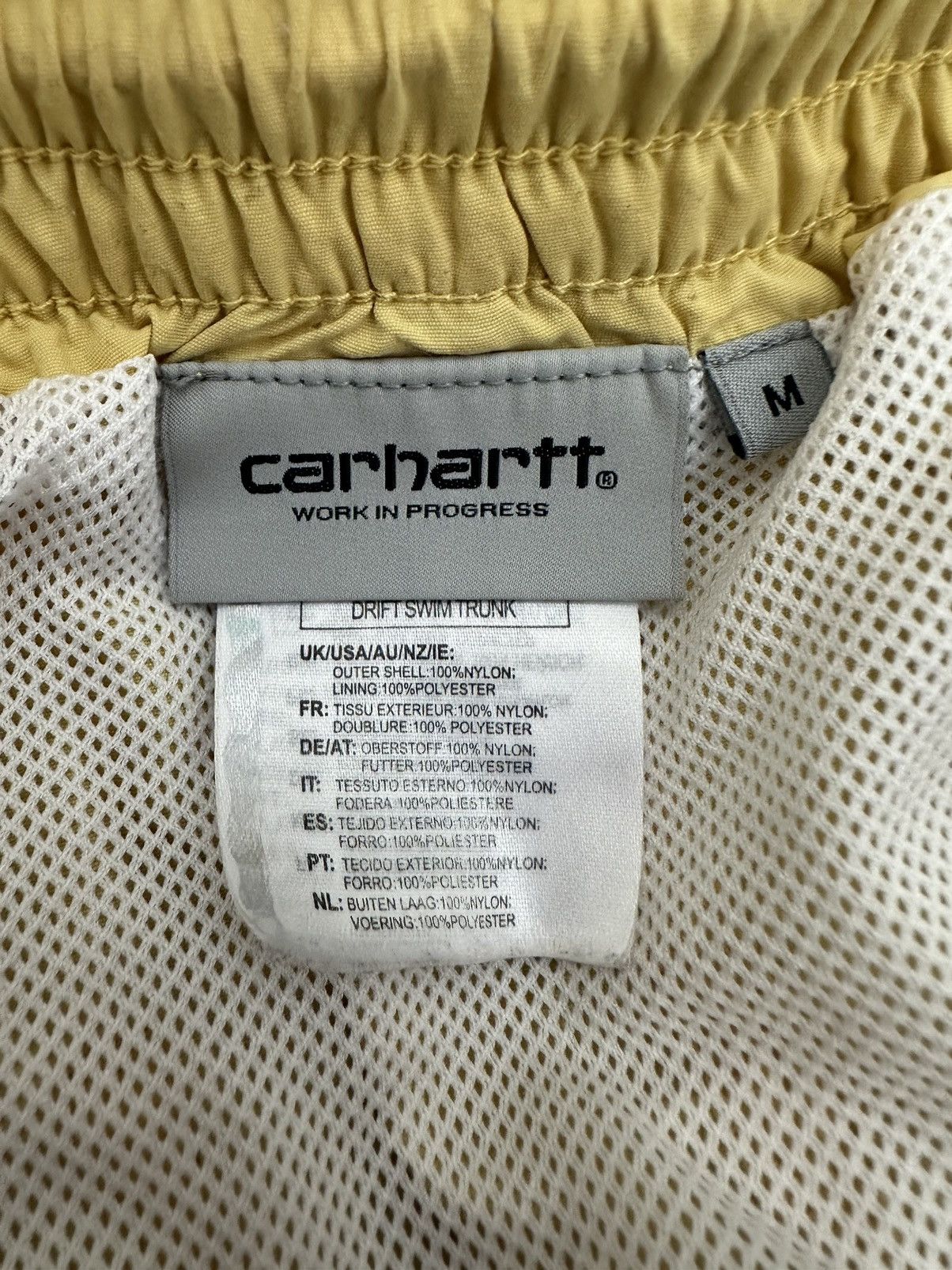 Carhartt Drift Swim Trunk Sunflower Yellow Medium M